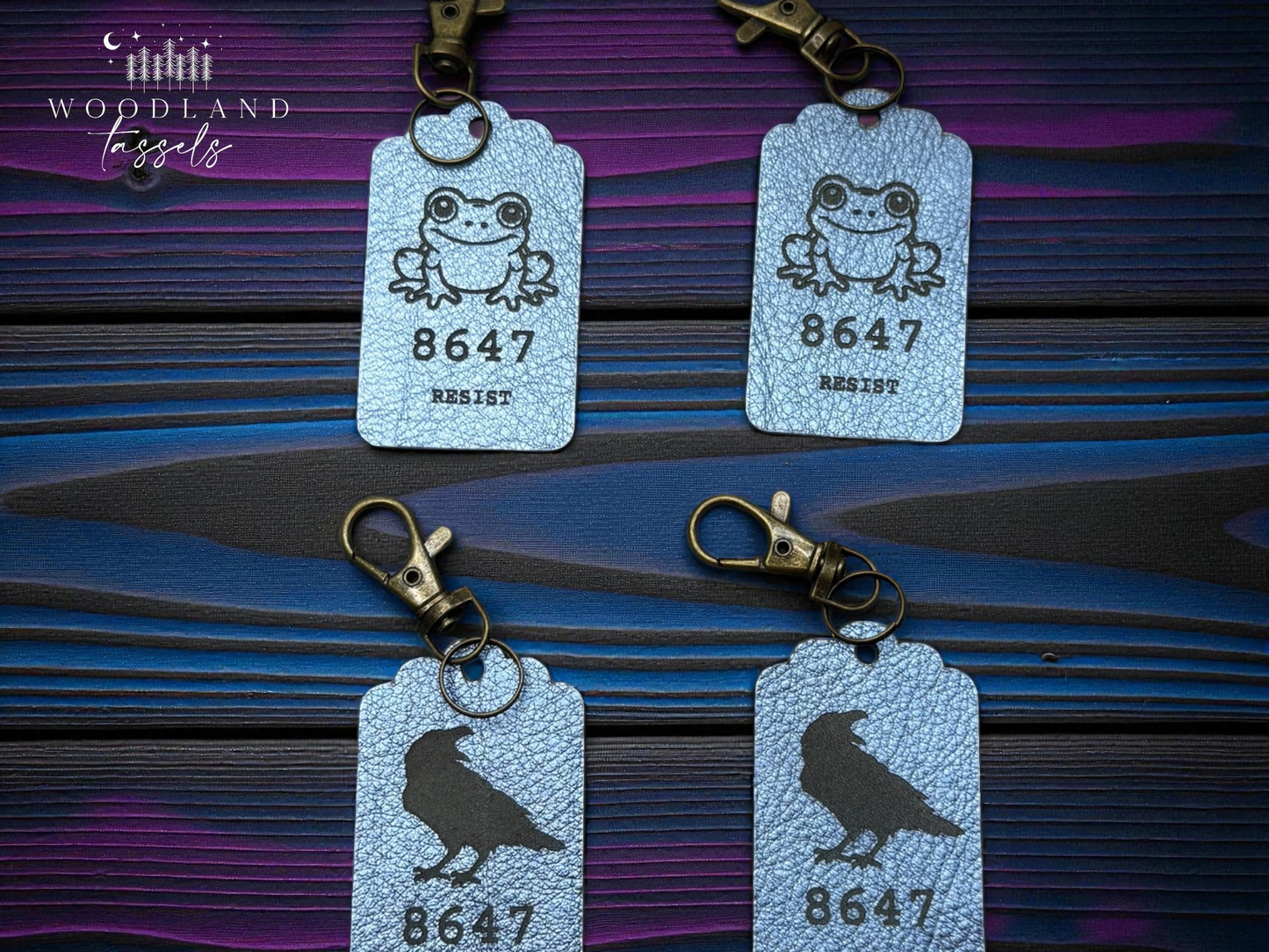 Protest Leather Bag Charms