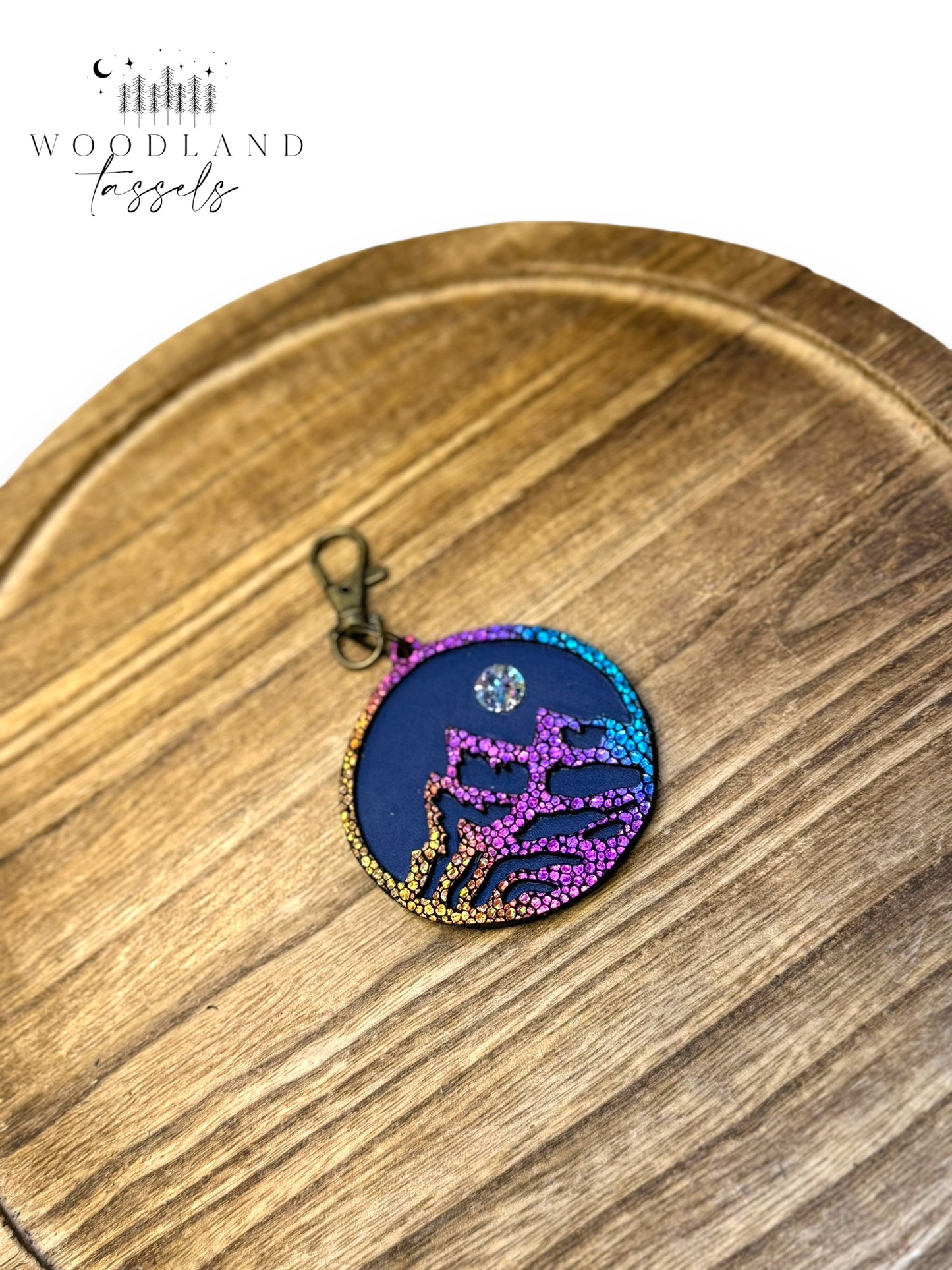 Mountain Leather Purse Charm