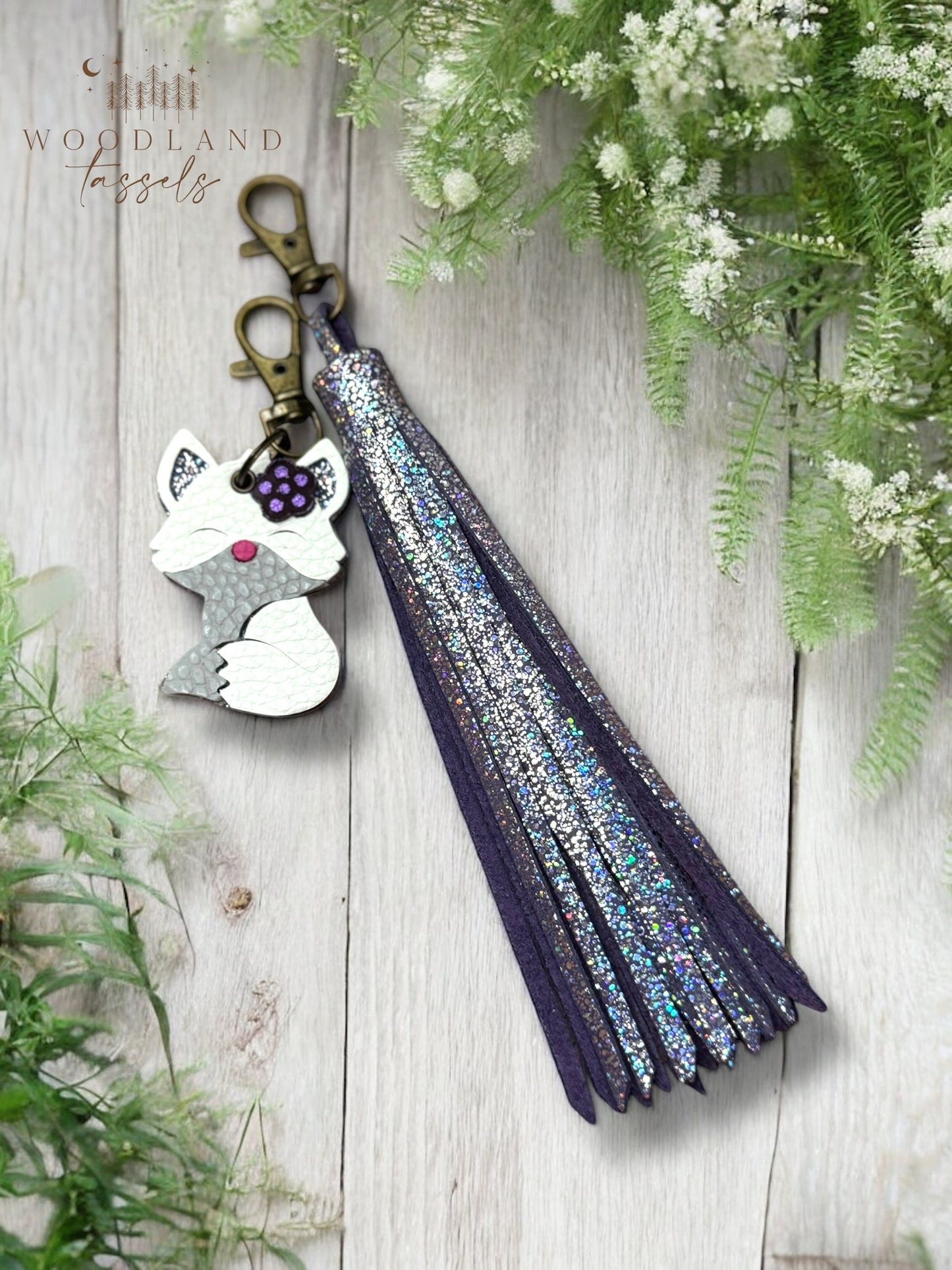 Fox Purse Charm- Rainbow Edition