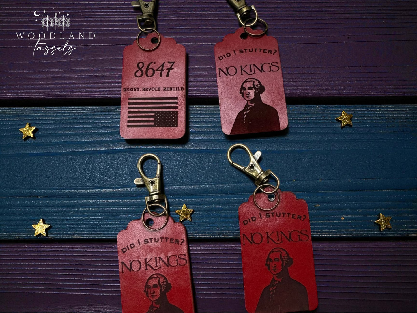 Protest Leather Bag Charms