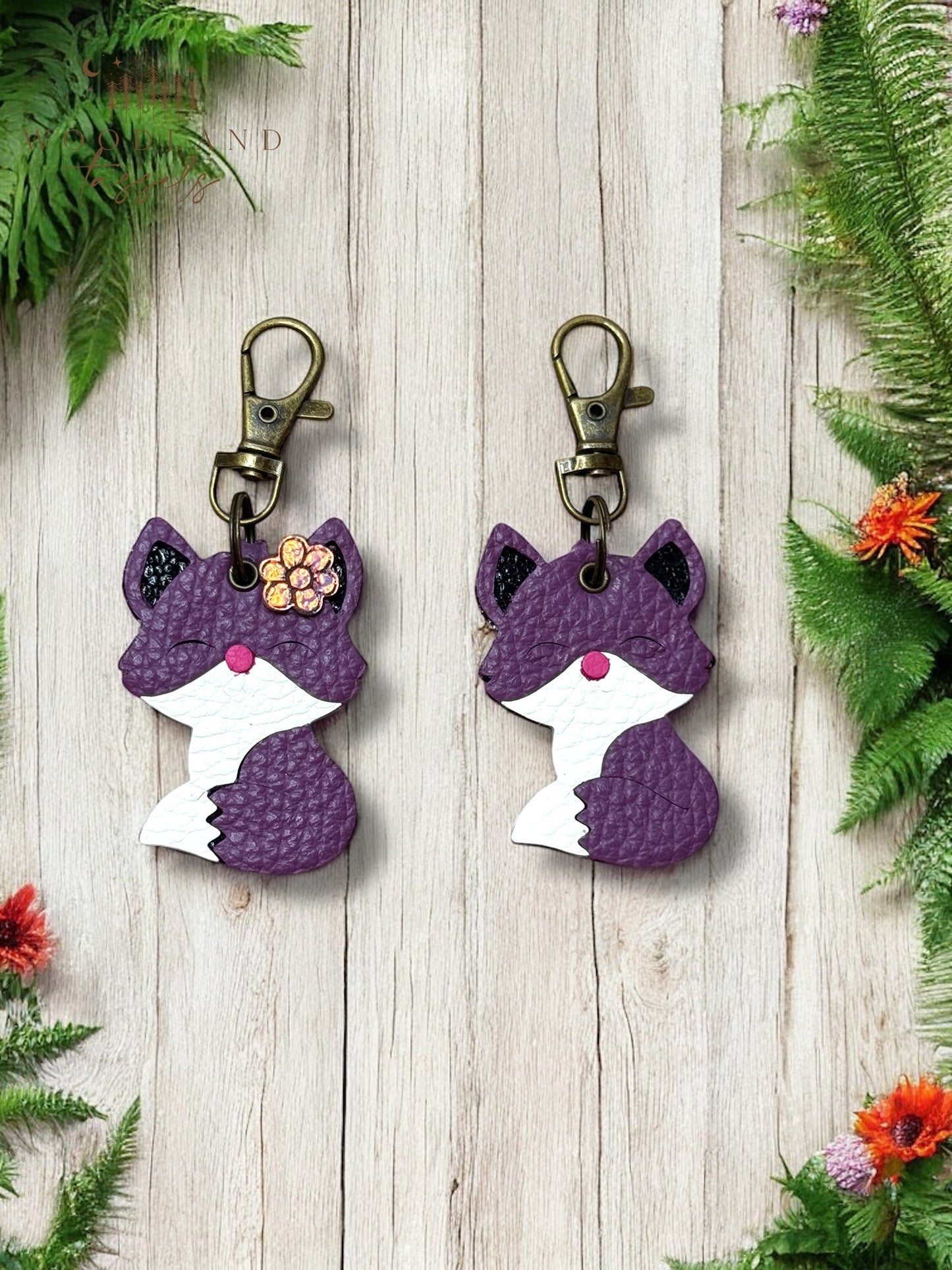 Fox Purse Charm- Rainbow Edition