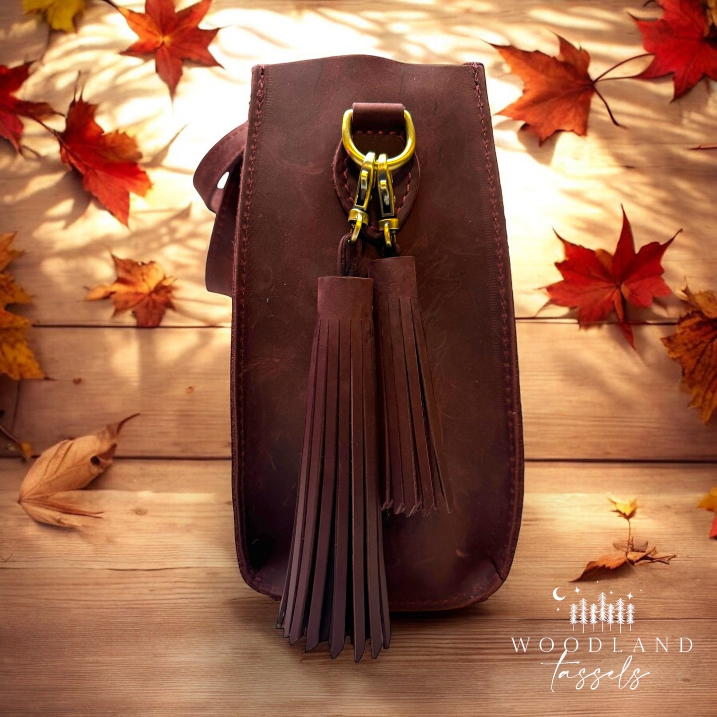 Merlot Leather Tassel