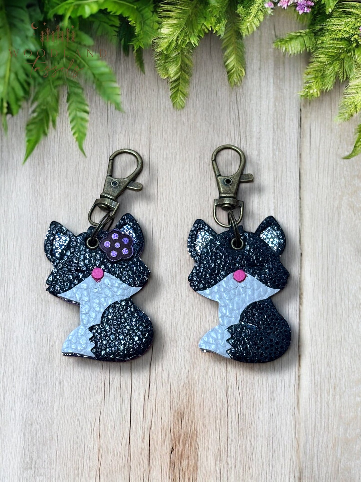 Fox Purse Charm- Rainbow Edition