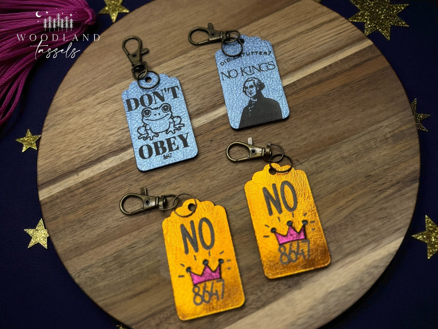 Protest Leather Bag Charms