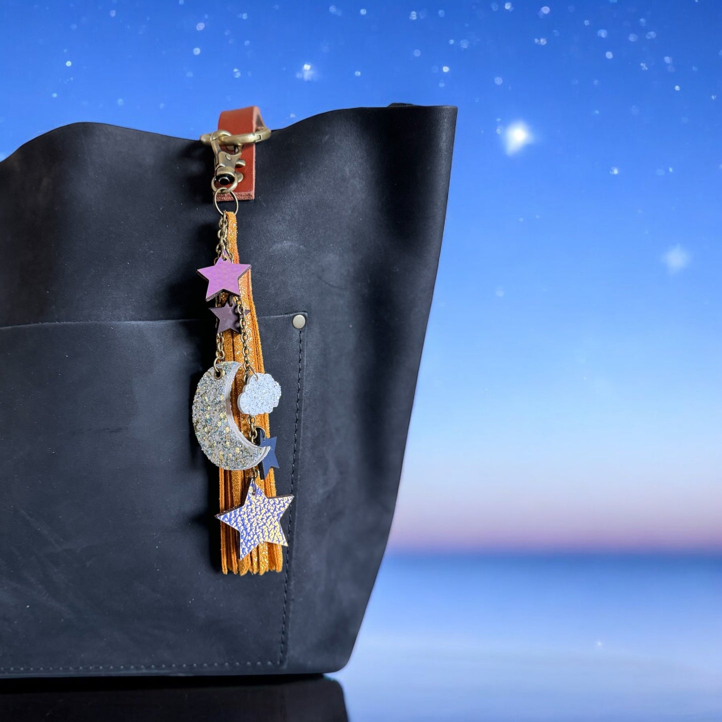 Falling Stars Tassel Bag Charm
