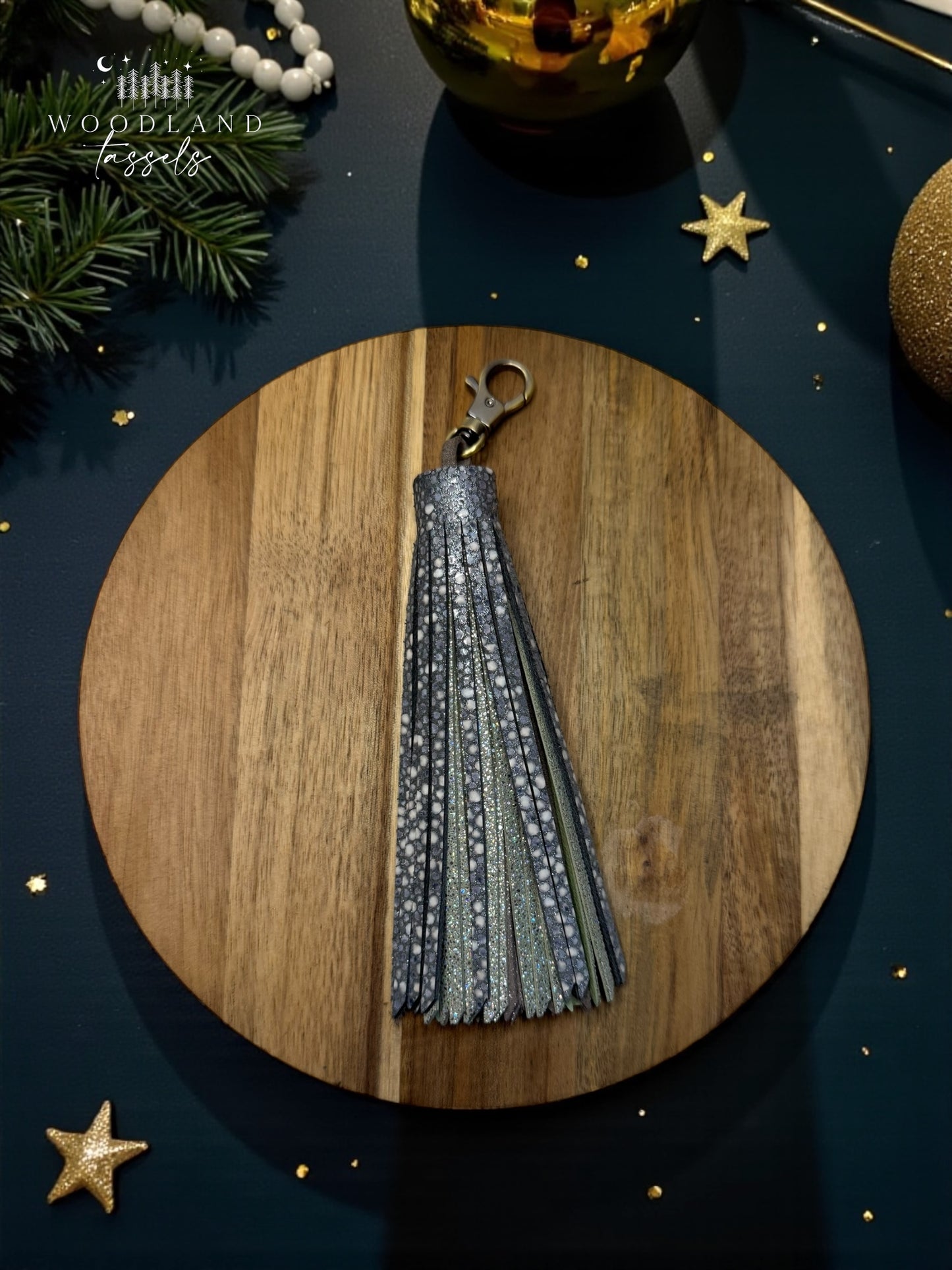 Concrete Leather Tassels