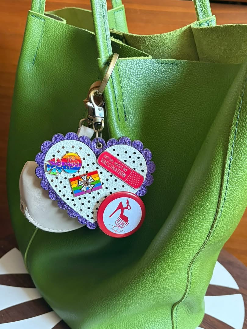 Leather Pin Keeper Charm