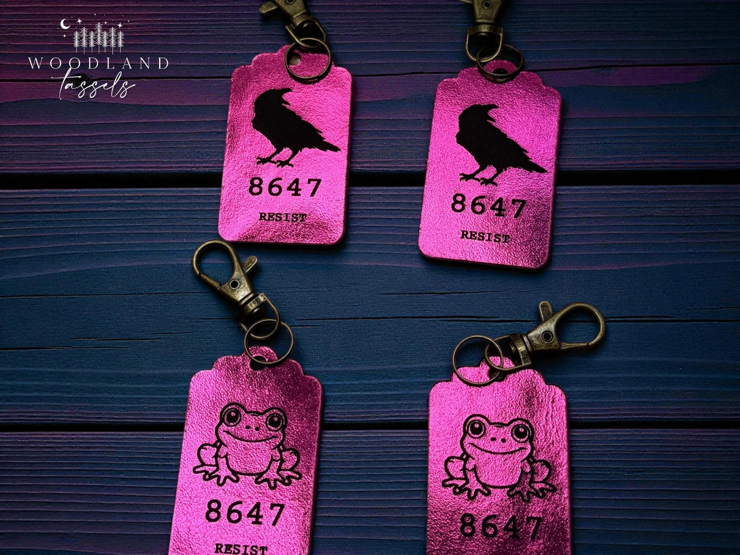 Protest Leather Bag Charms