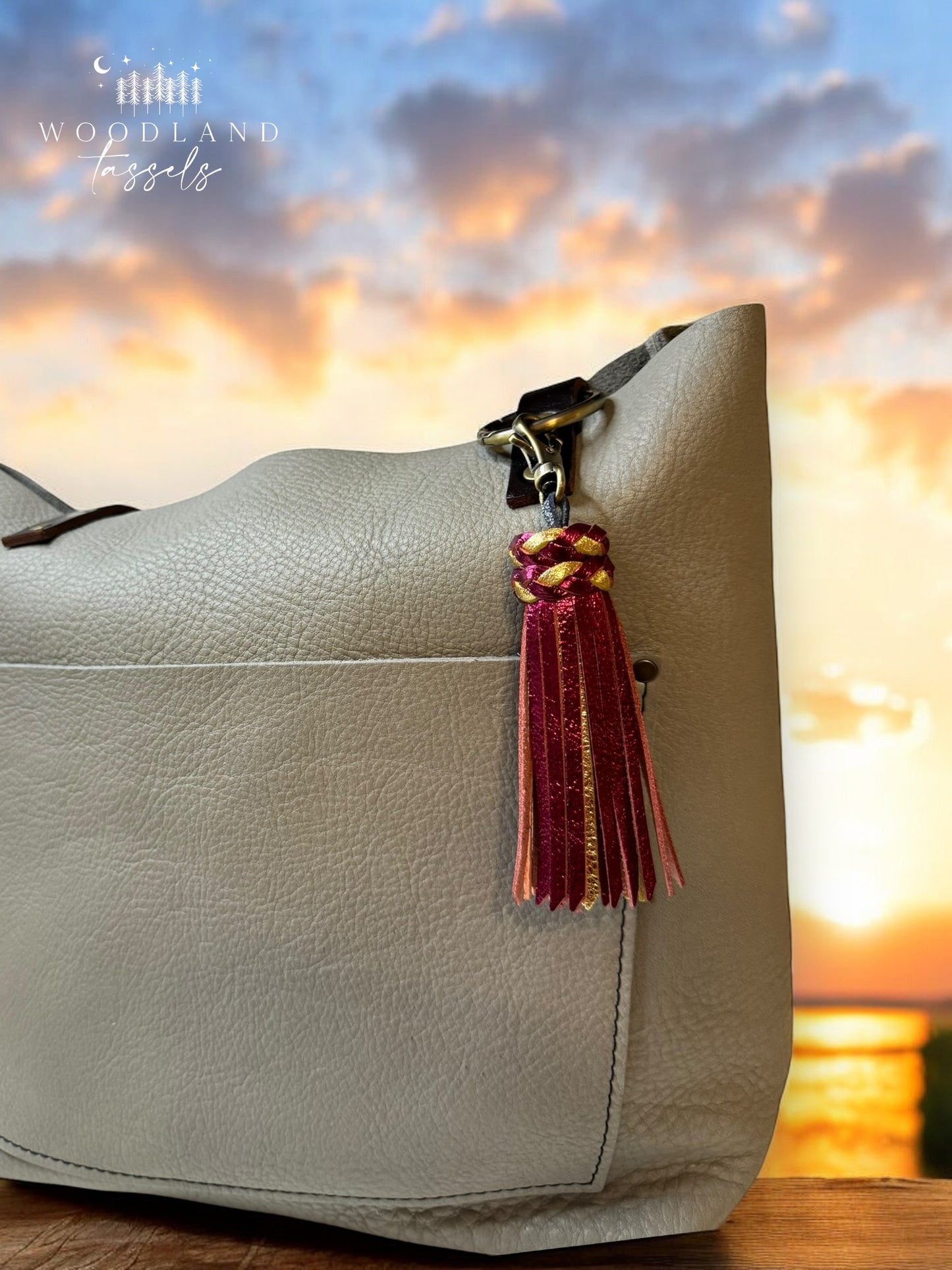 Trapper Keeper Leather Tassel