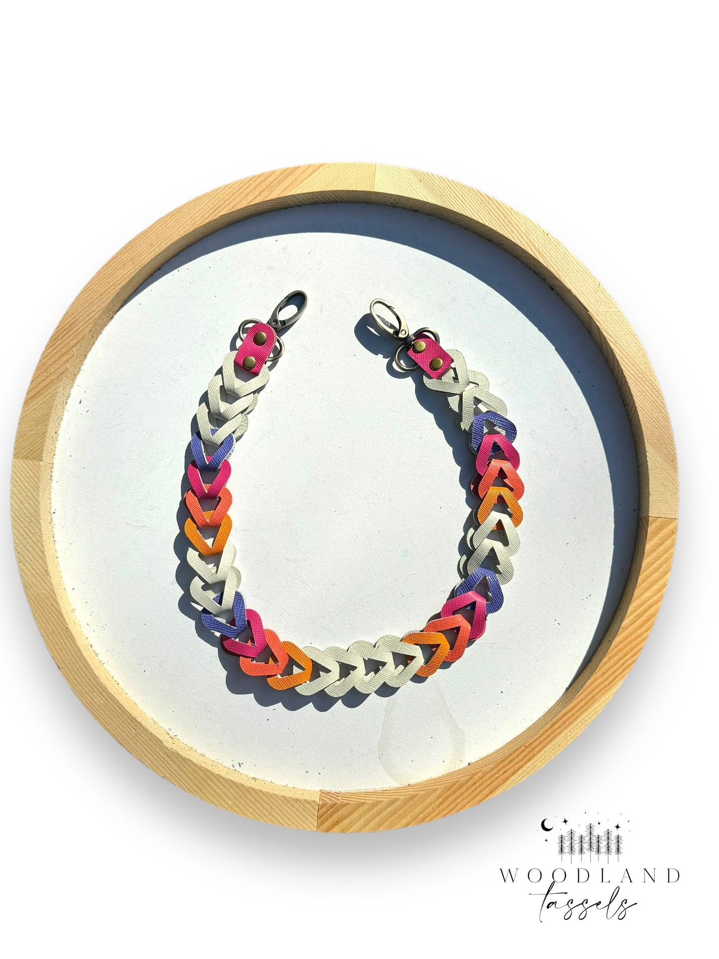 Leather Chain Grab Stap