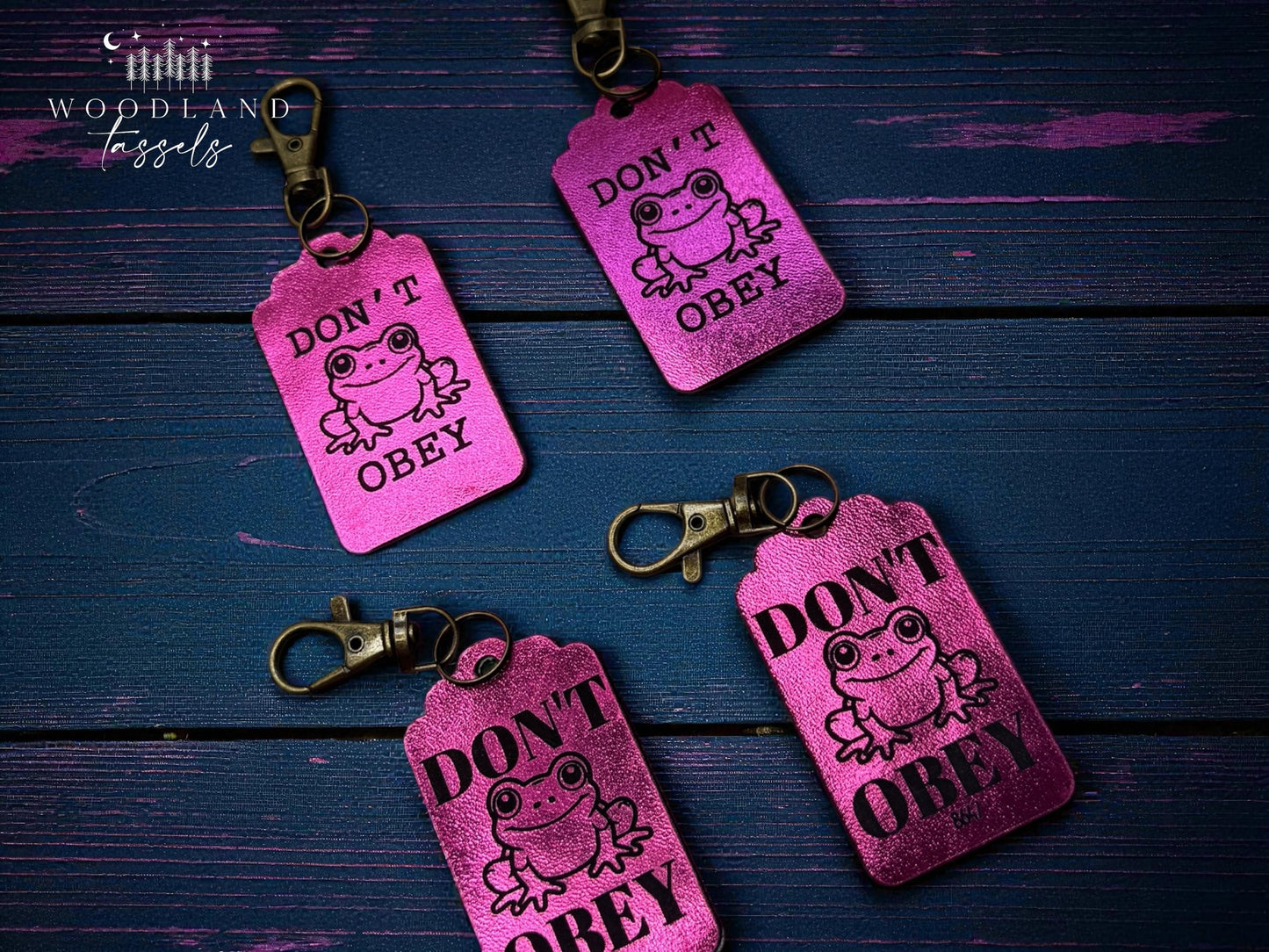 Protest Leather Bag Charms