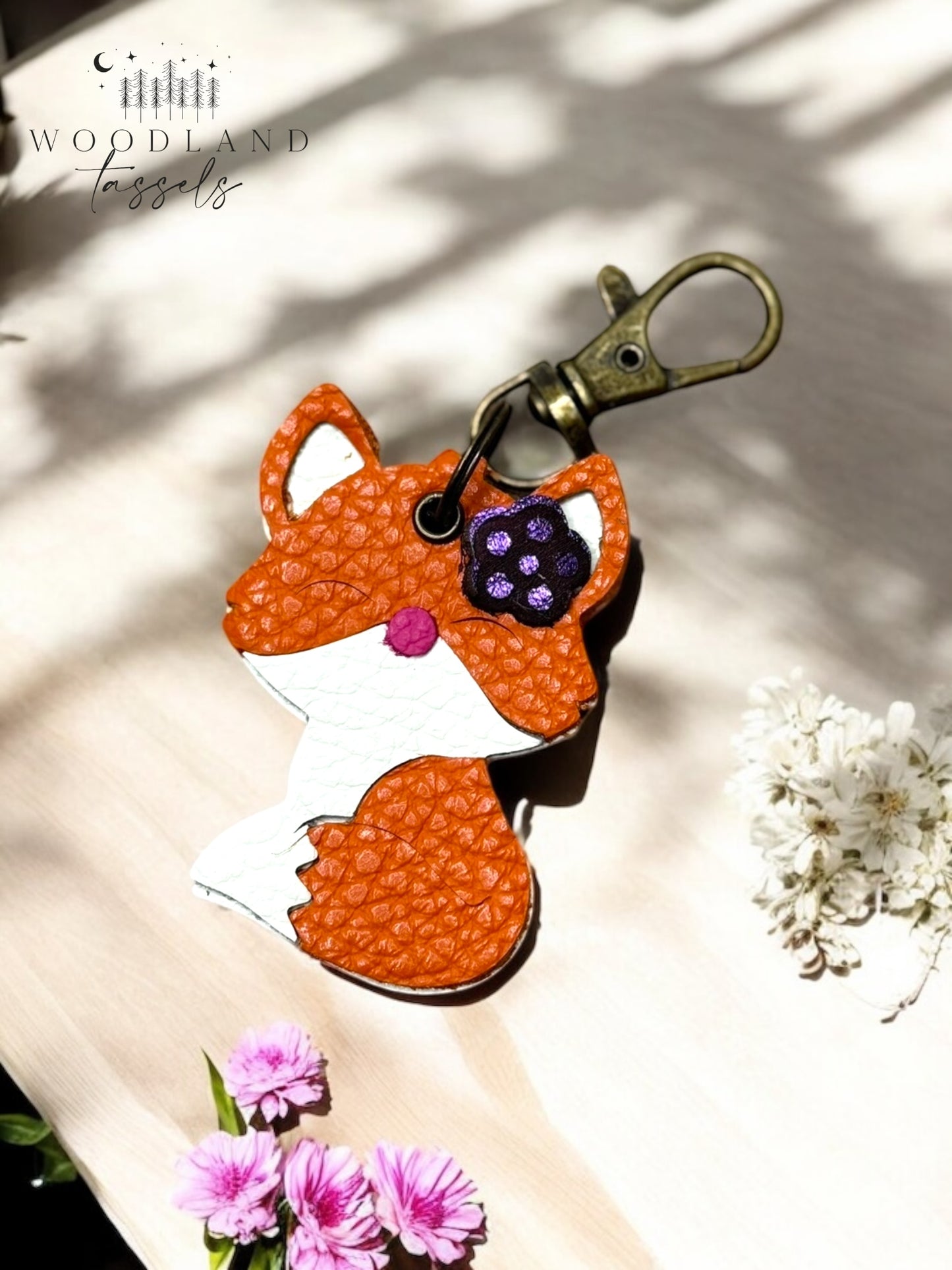 Fox Purse Charm- Rainbow Edition