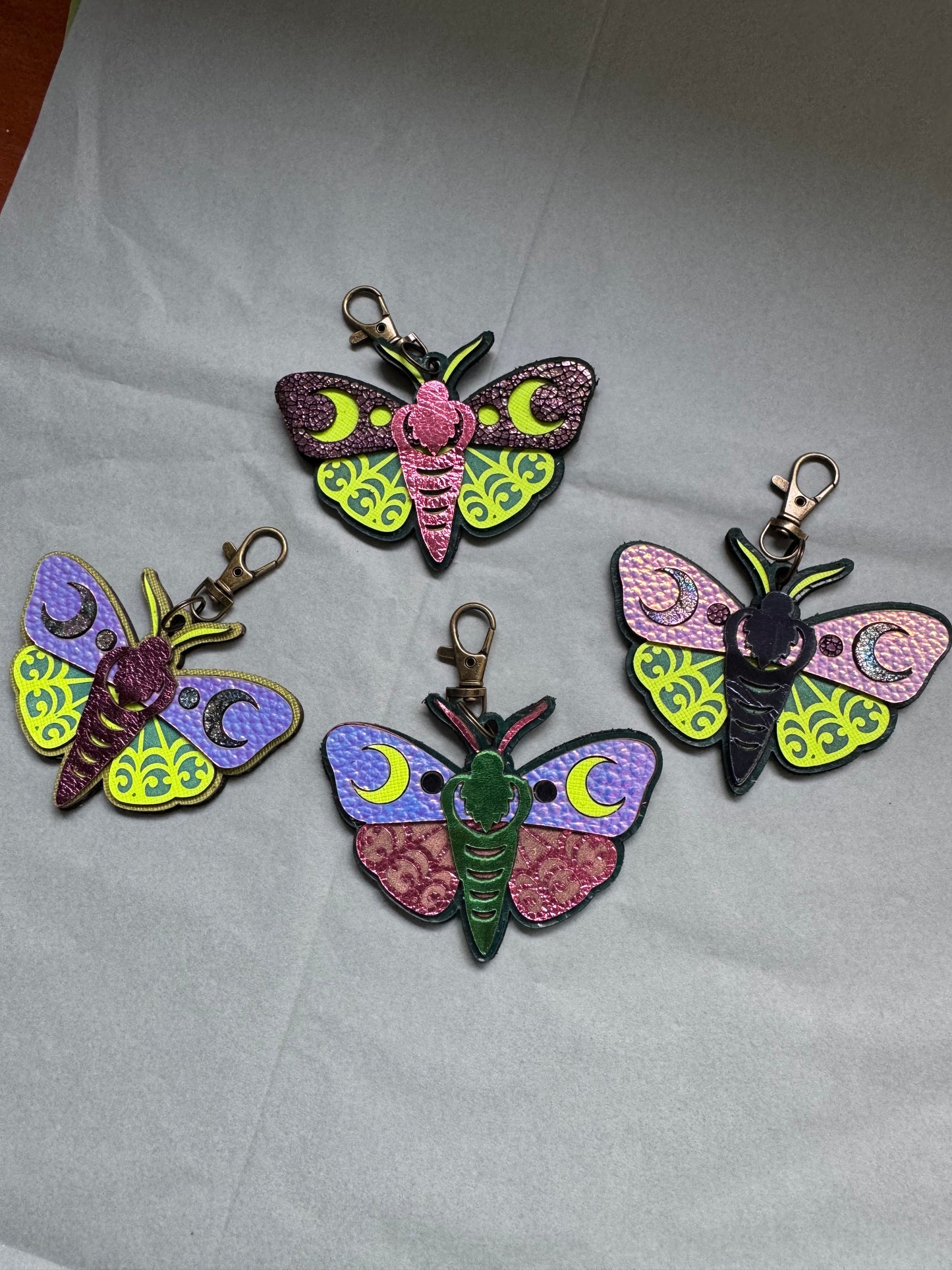 Luna Moth Purse Charm