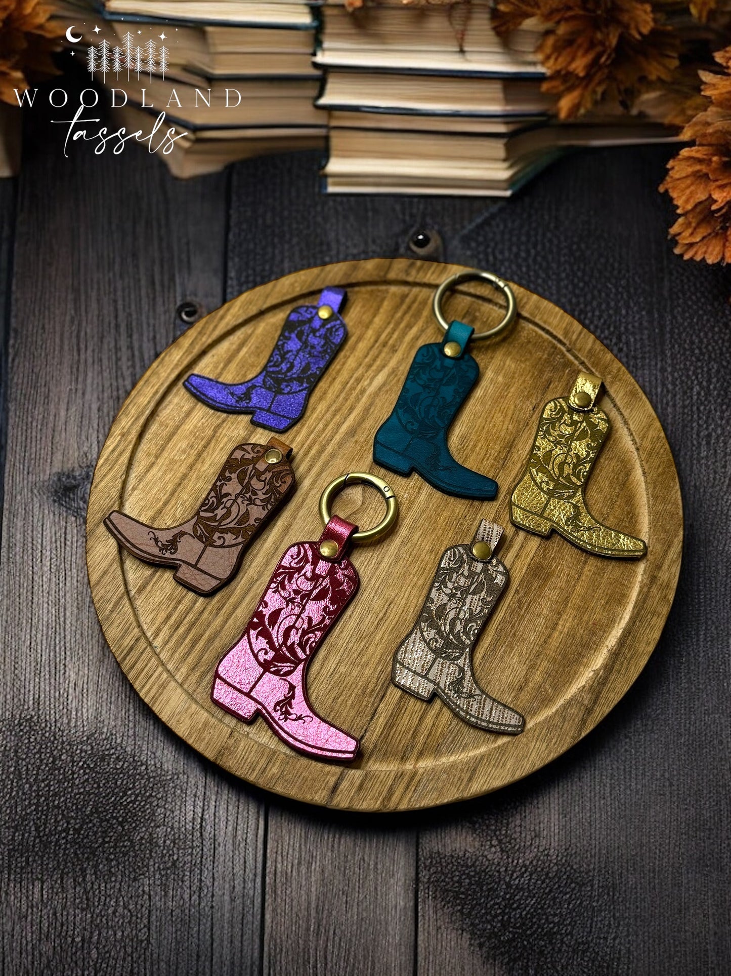 Boots Leather Purse Charms