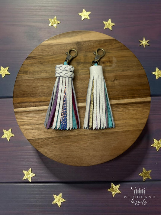 Antler Rainbow Leather Tassel