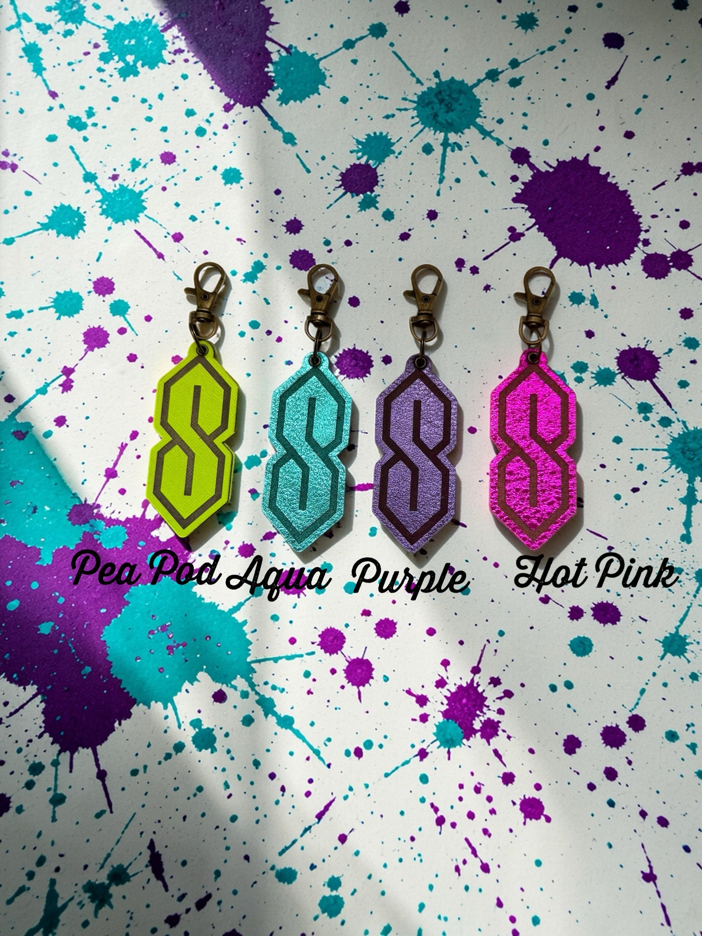 Stussy Infinity S Leather Bag Charm