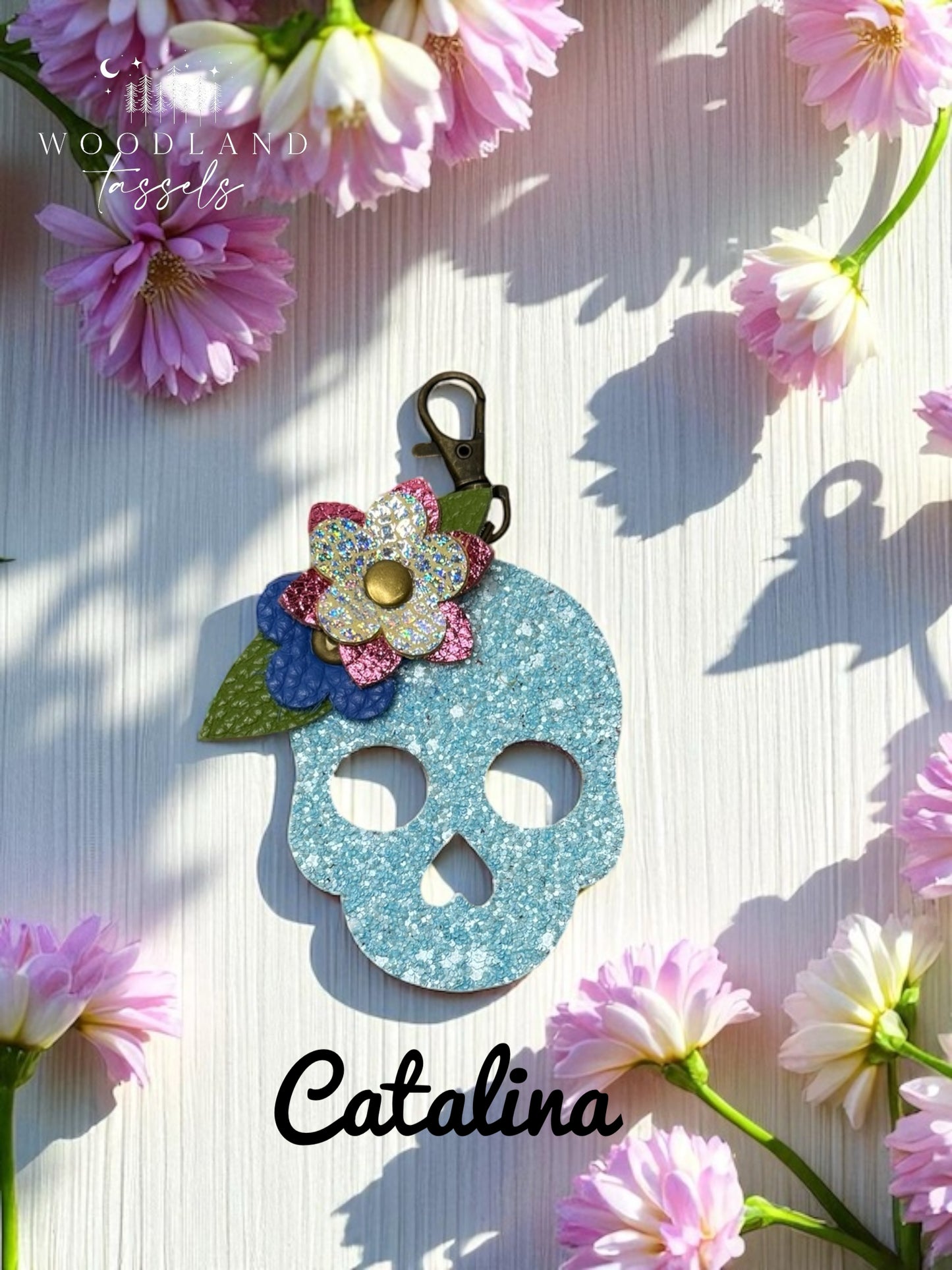Sugar Skull Purse Charms