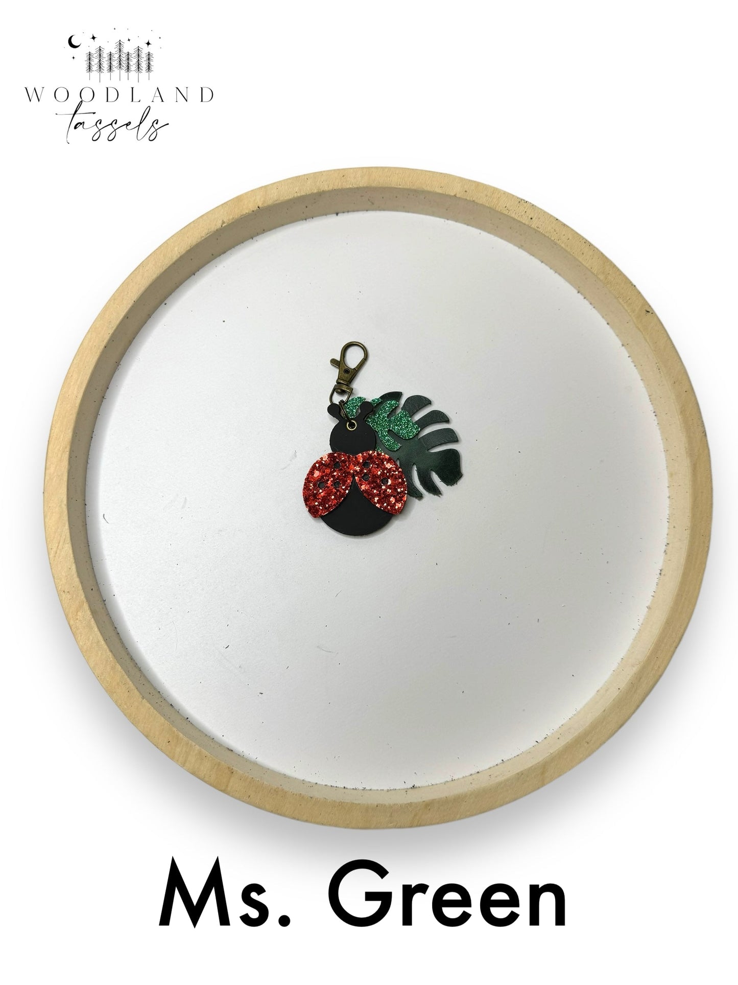 Ladybug Leather Charm