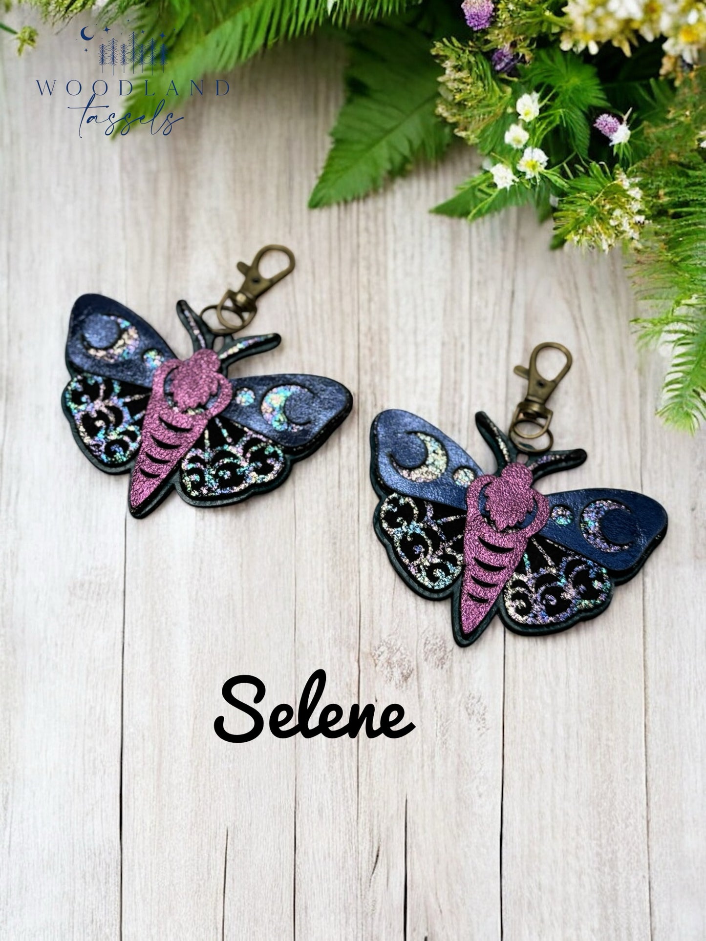 Luna Moth Purse Charm