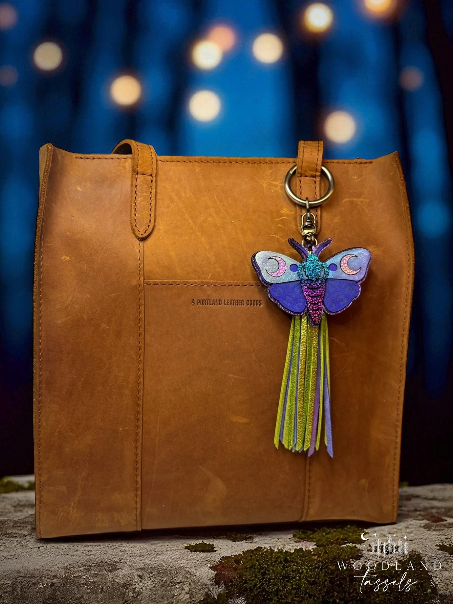 Luna Moth Purse Charm