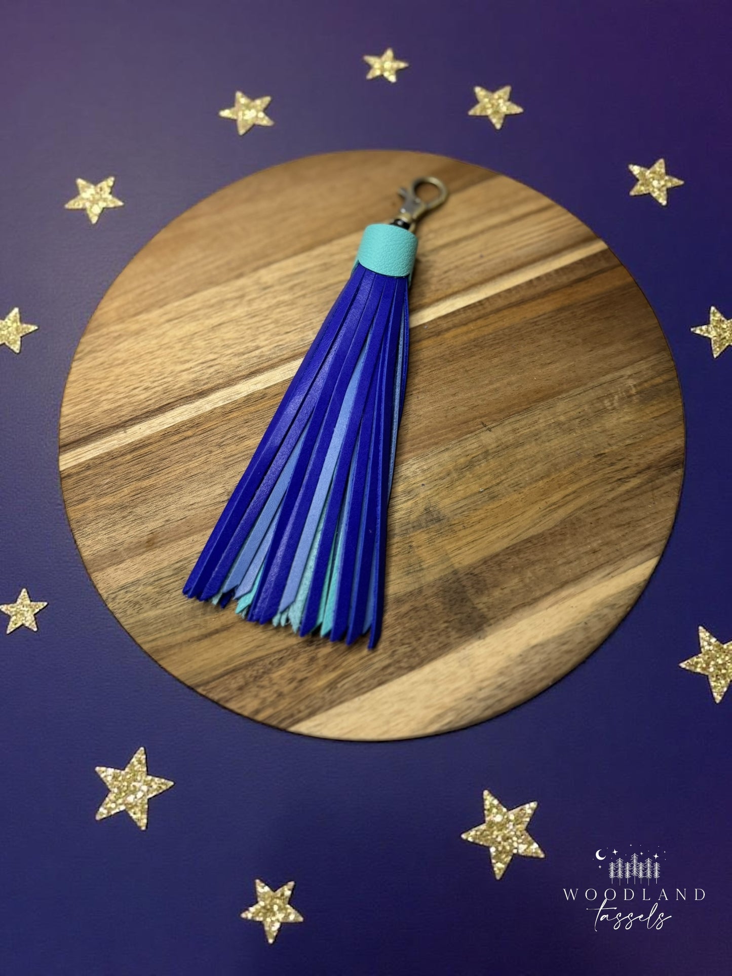 Violet Femme Leather Tassel