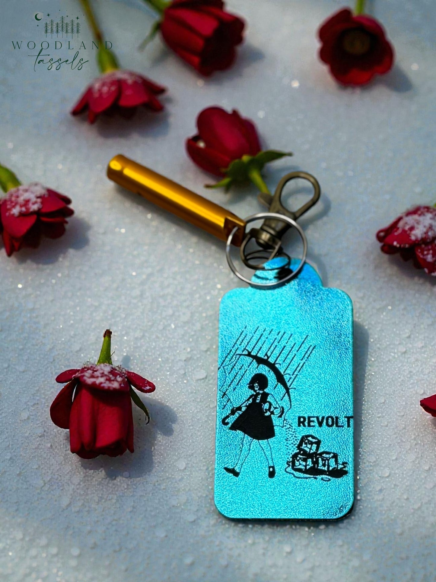 Stay Salty Leather Purse Charm