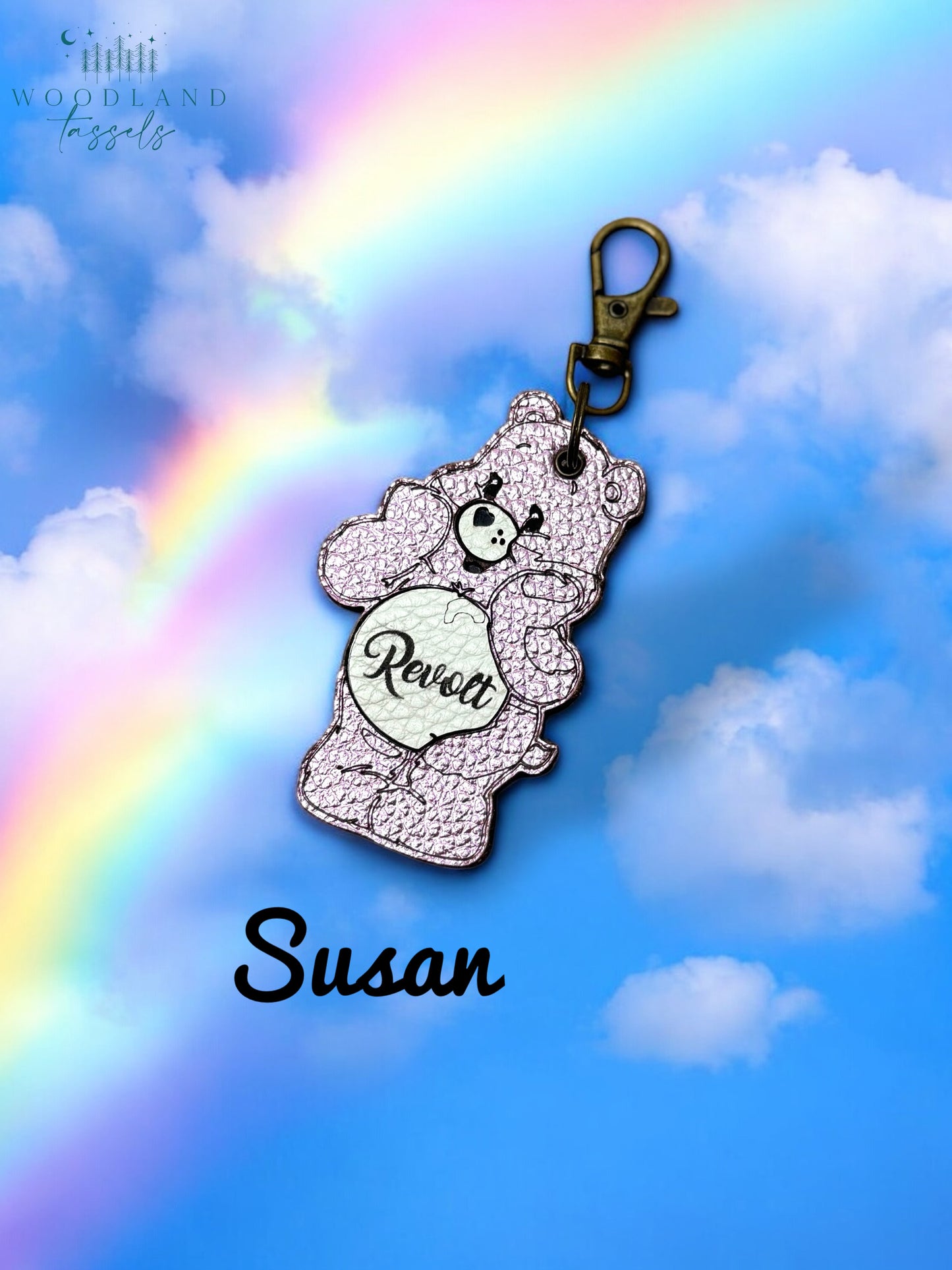 Caring Bears Purse Charm- Ready to Ship!