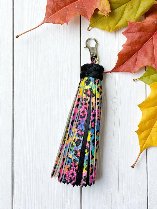Trapper Keeper Leather Tassel