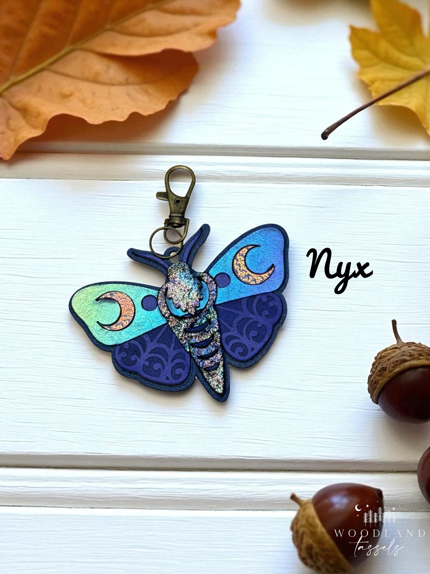 Luna Moth Purse Charm