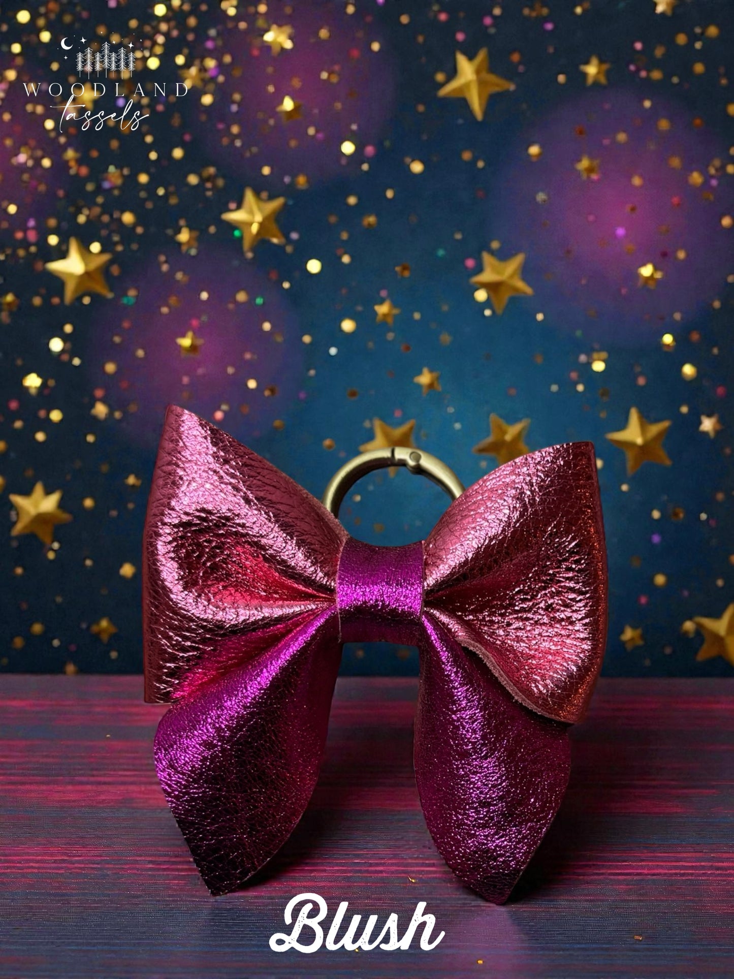 Leather Purse Bow- Starlight Collection✨