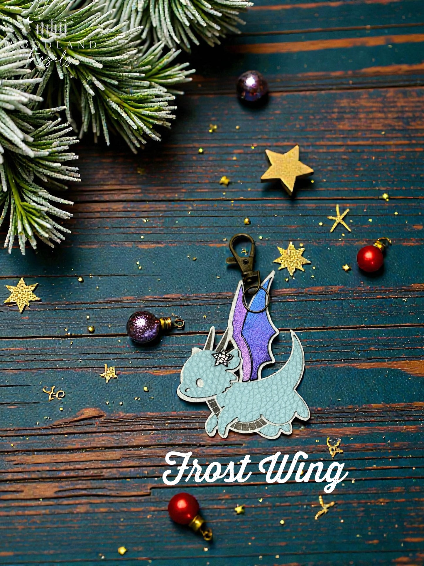 Dragon Leather Purse Charm