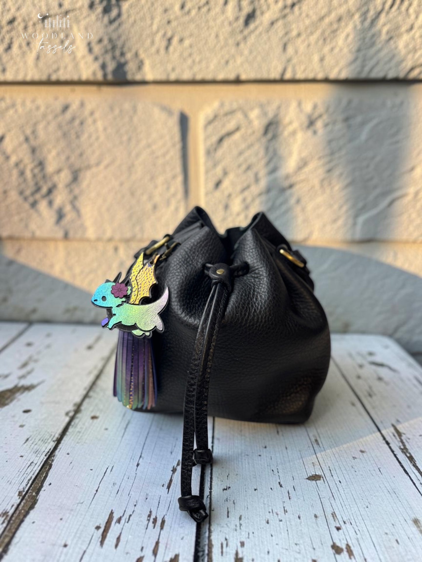 Smol Dragon Leather Charm | Dragon Purse & Bag Charm