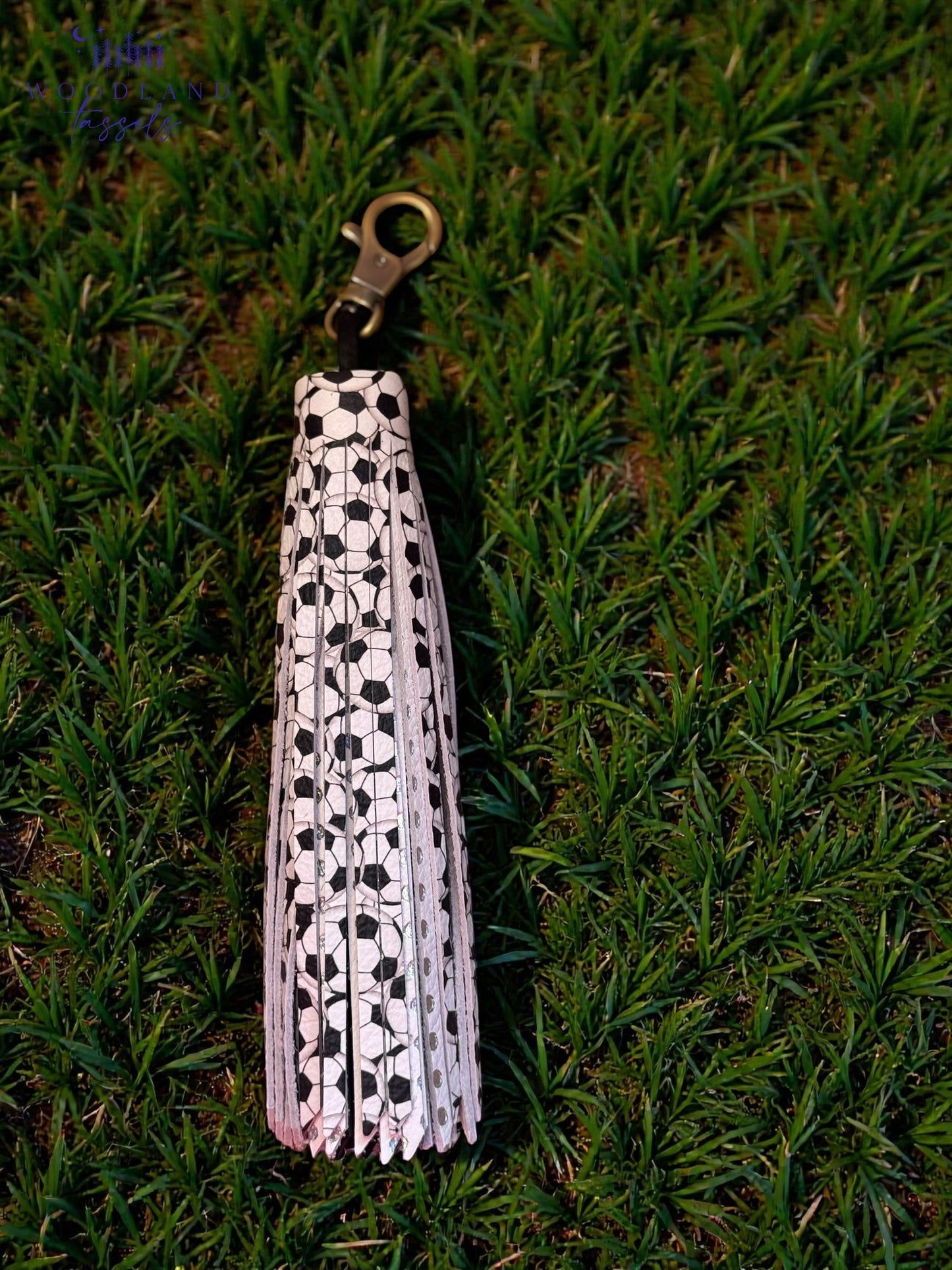Soccer Ball Leather Tassel