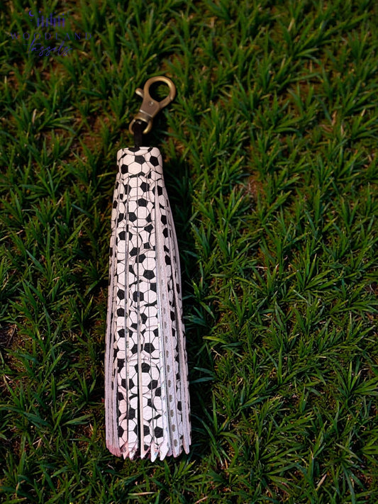 Soccer Ball Leather Tassel