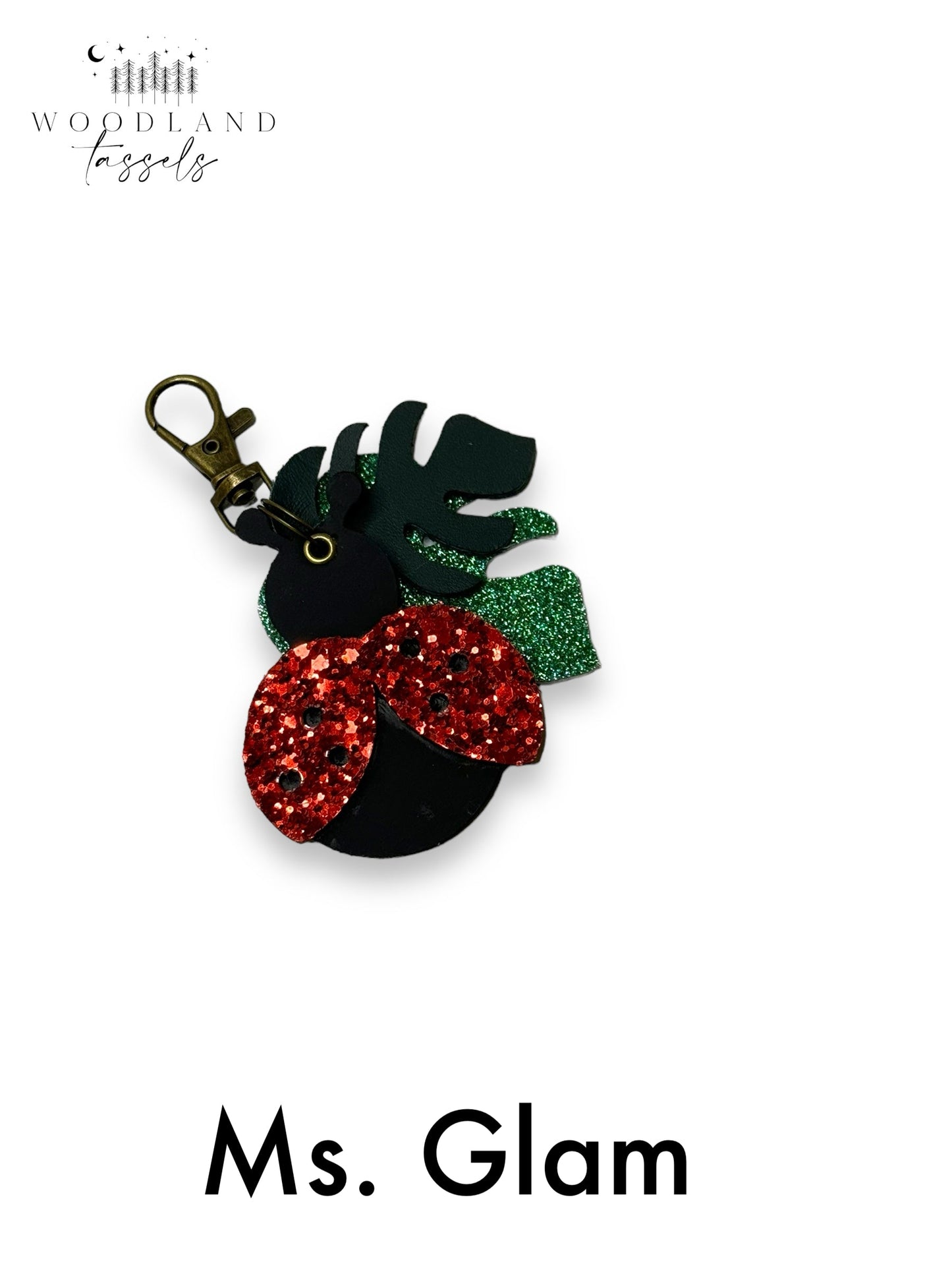 Ladybug Leather Charm