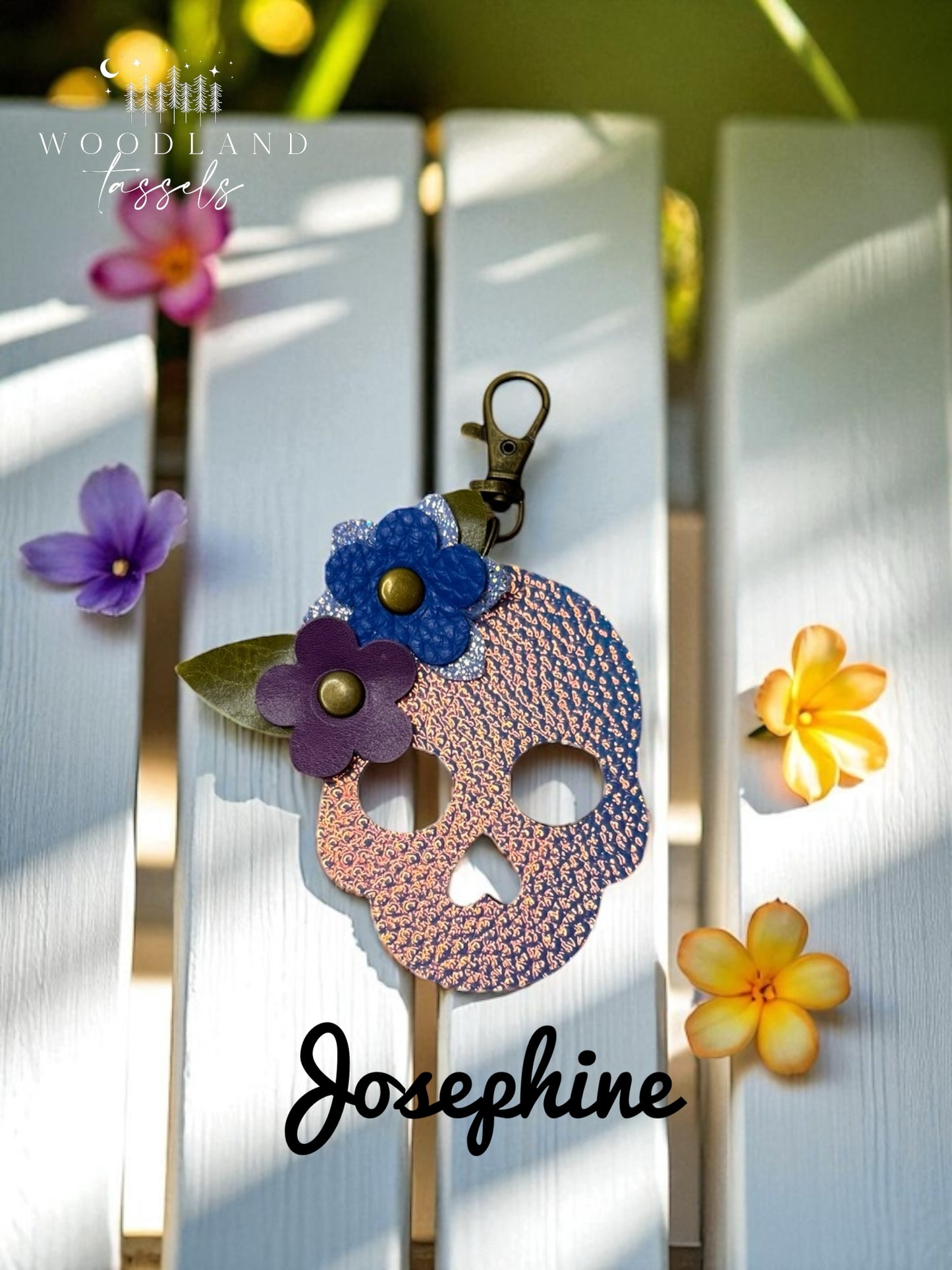 Sugar Skull Purse Charms