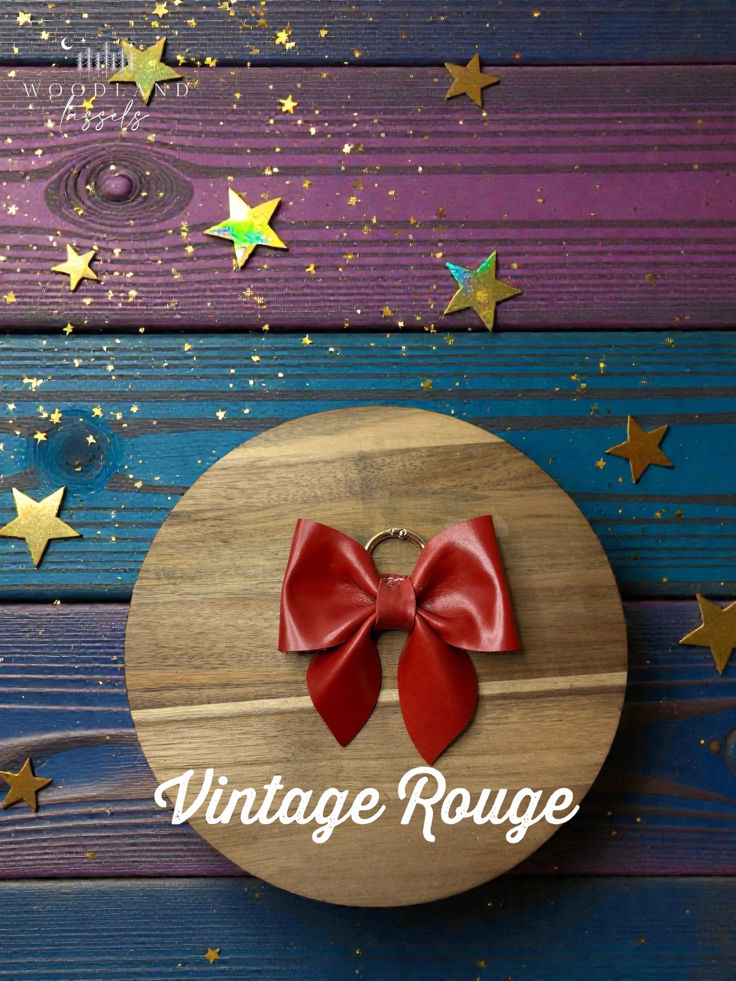 Leather Purse Bow- Starlight Collection✨