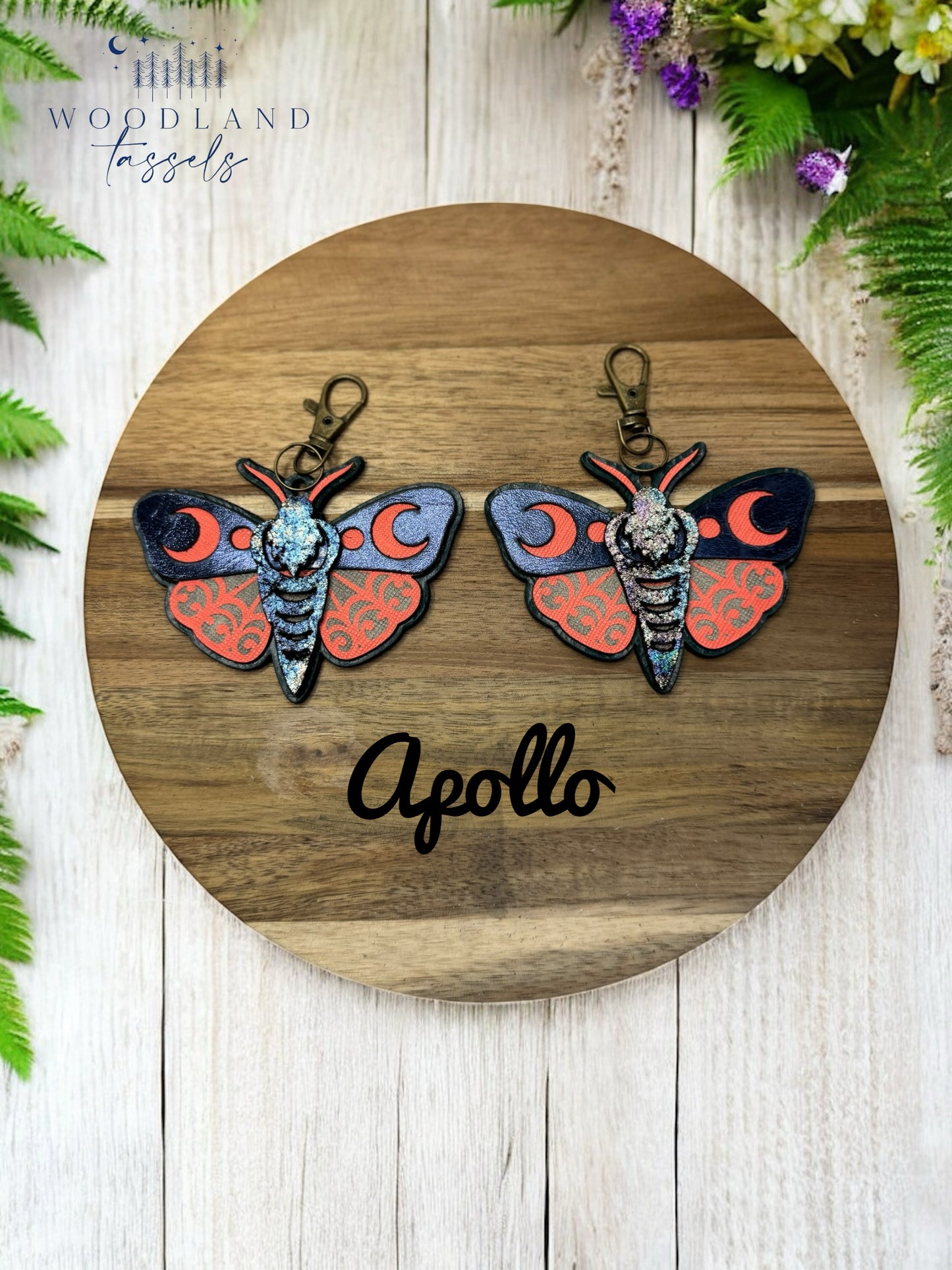 Luna Moth Purse Charm