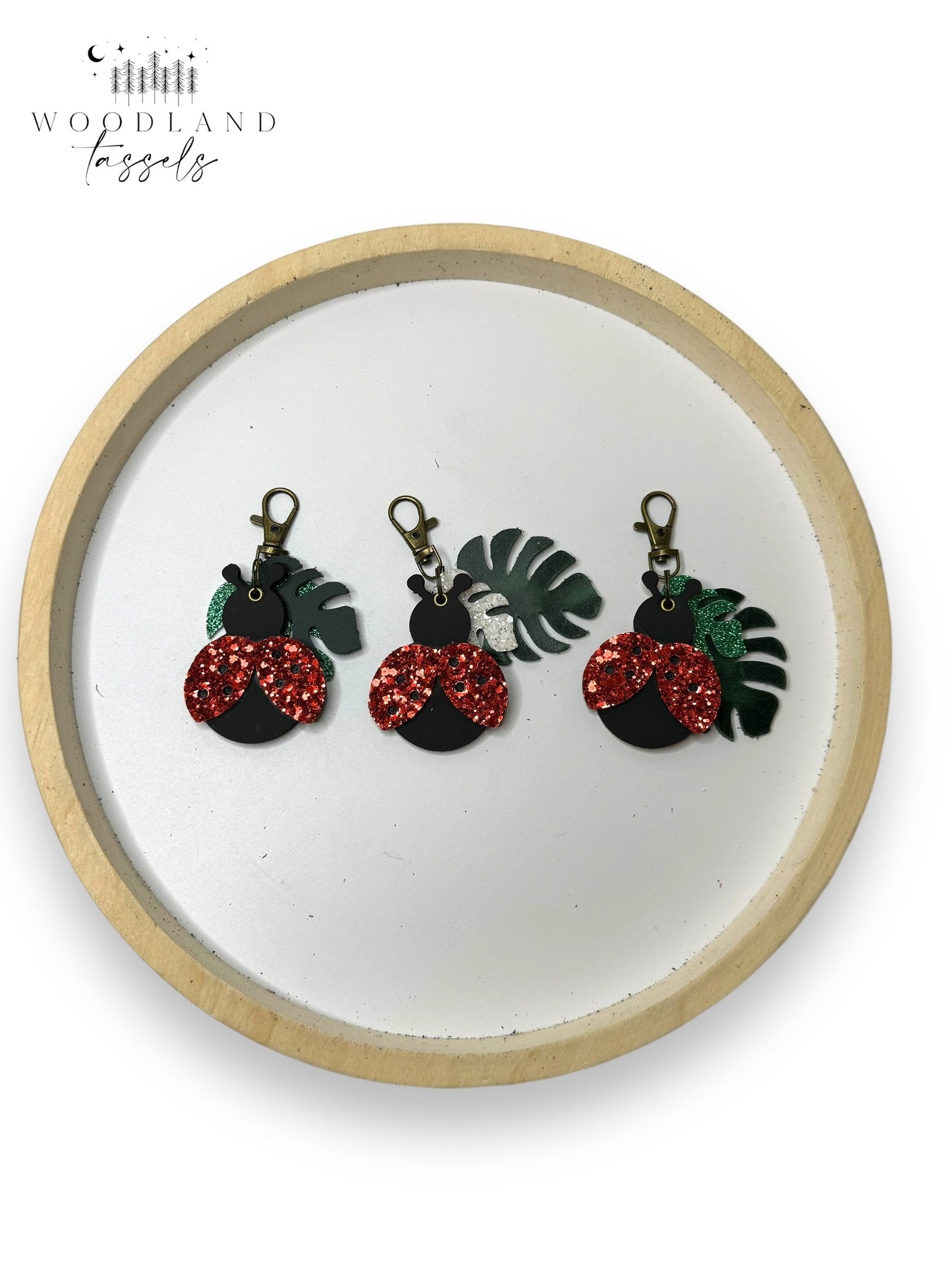 Ladybug Leather Charm