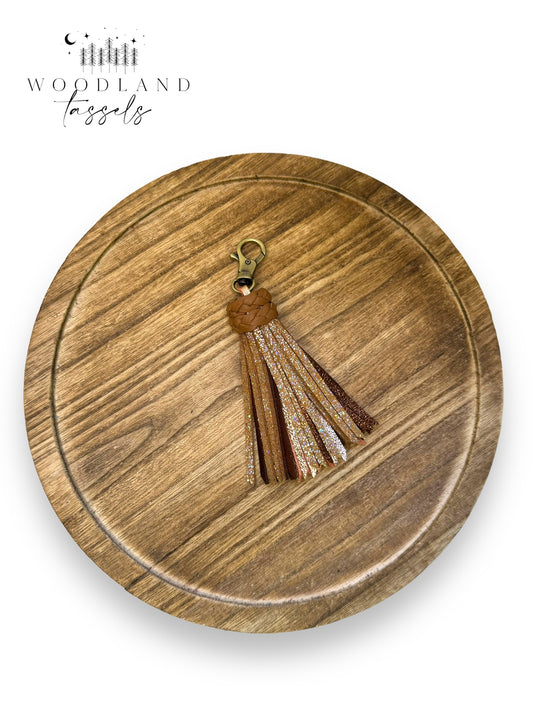 Mystic Sand Leather Tassel