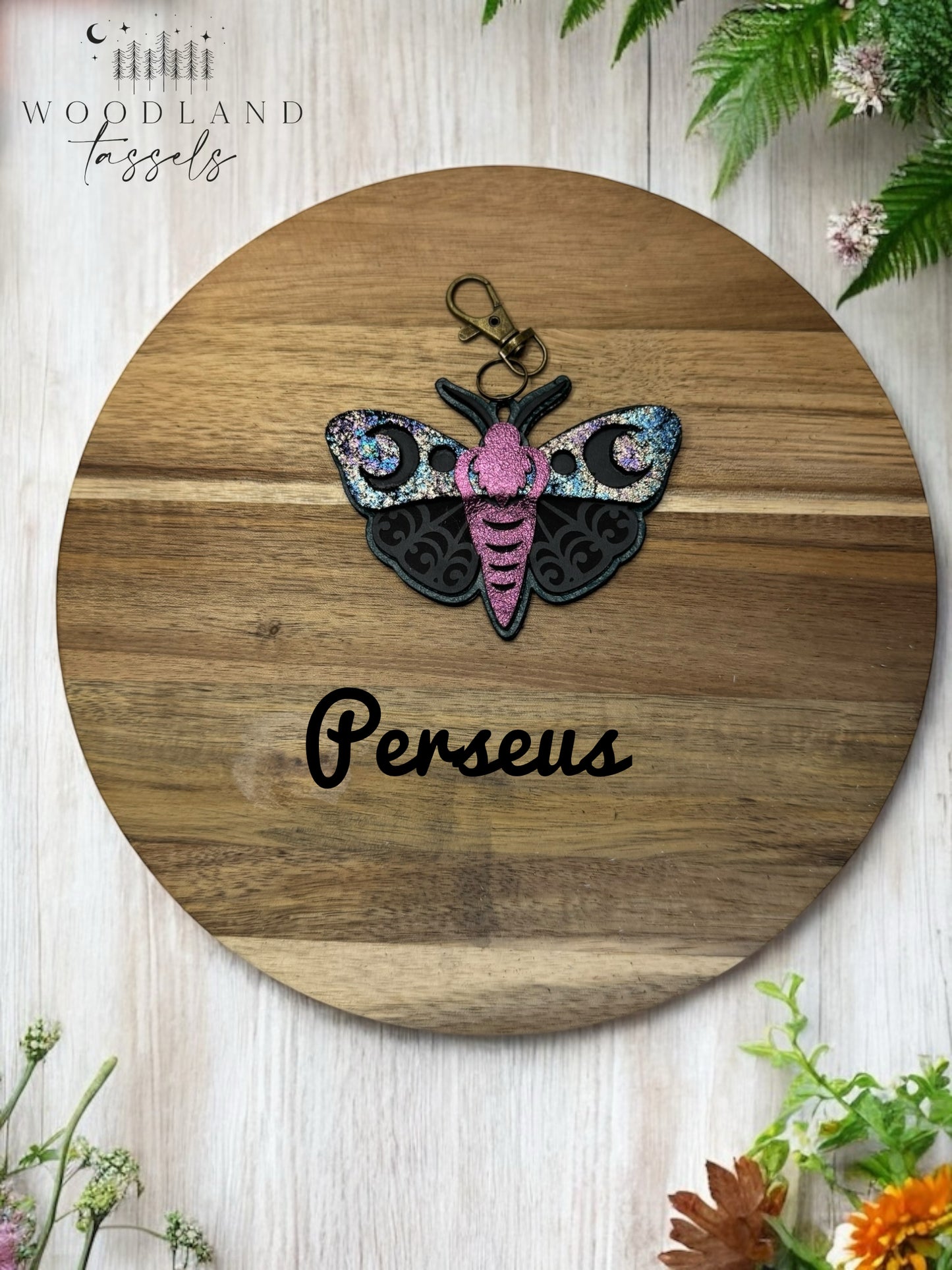 Luna Moth Purse Charm