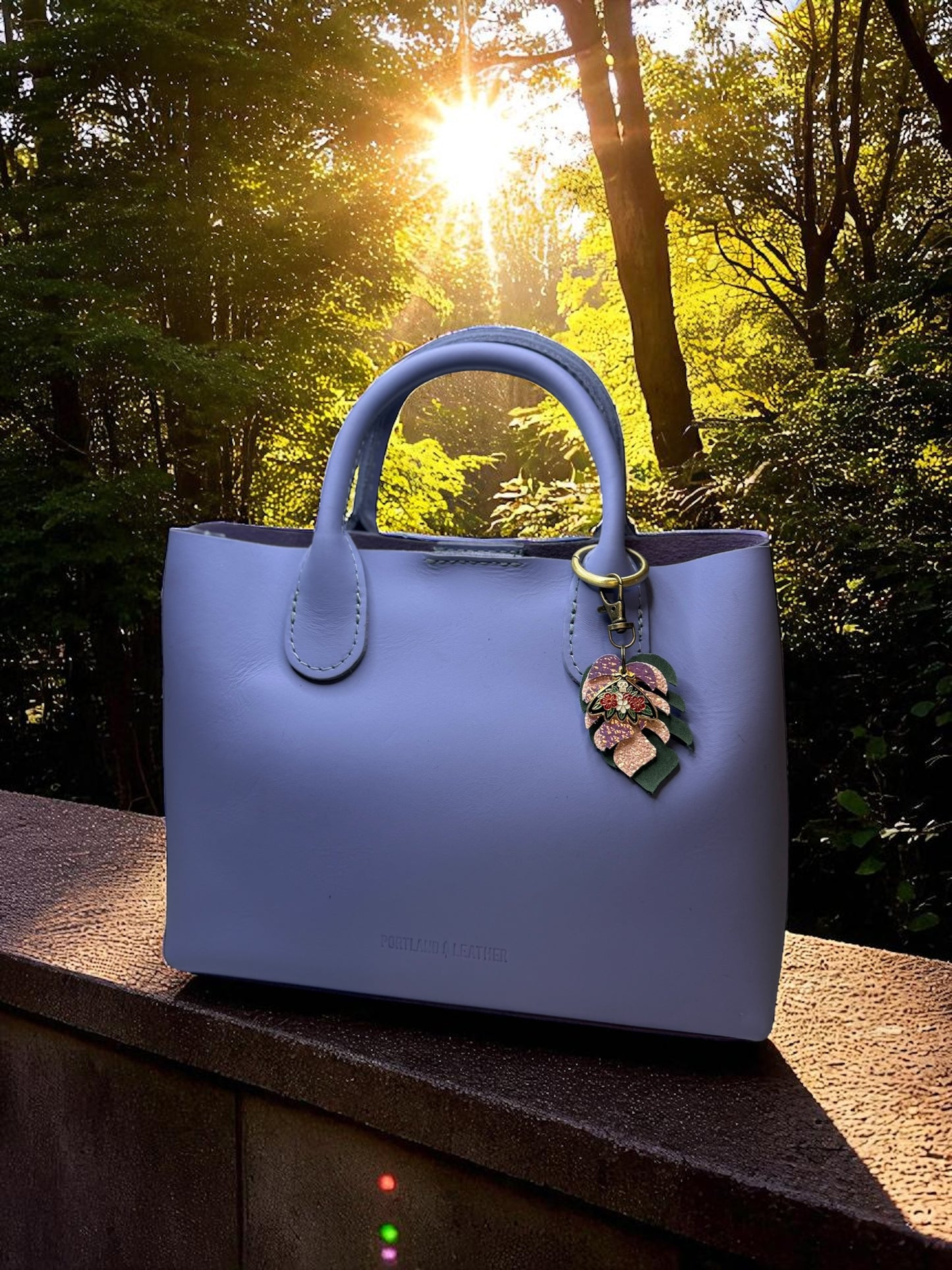 Garden Buddies Leather Bag Charm