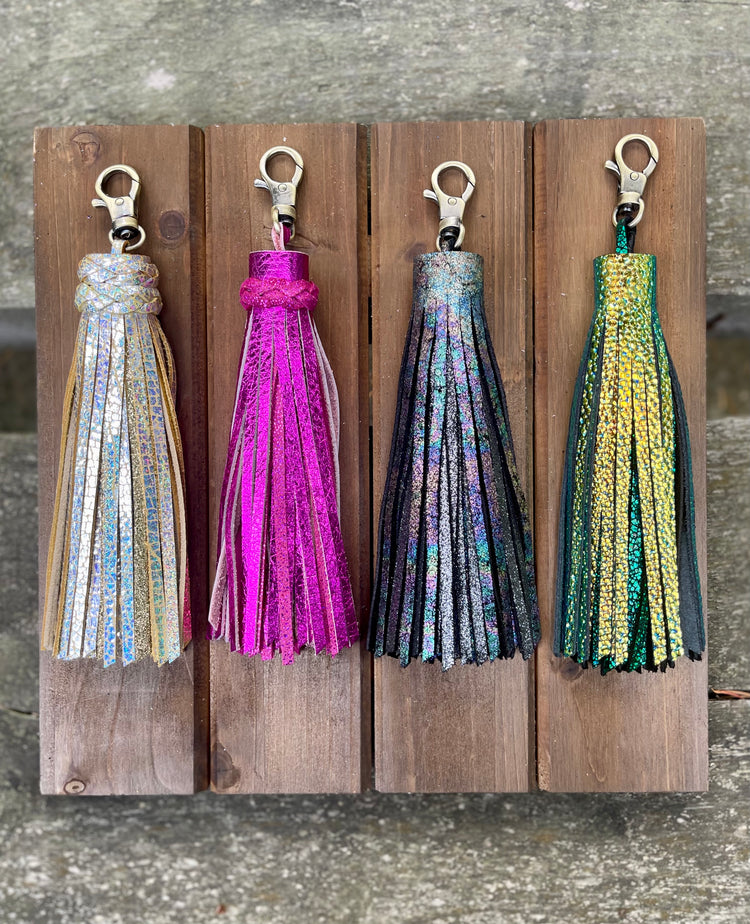 Woodland Tassels Leather Tassels Handmade in Washington State