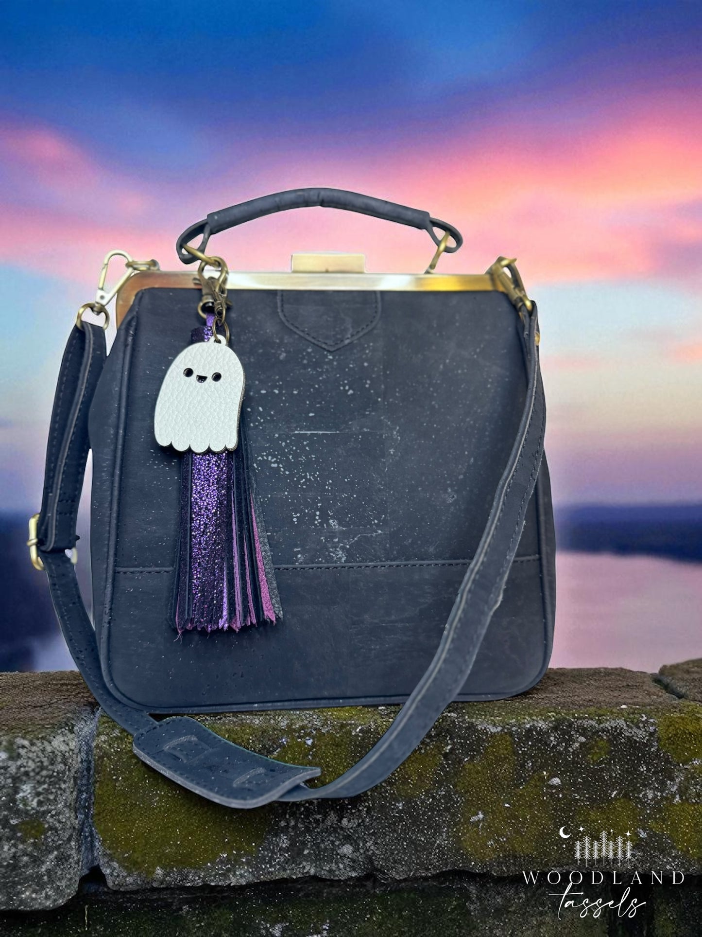 Violet Magic Leather Tassel