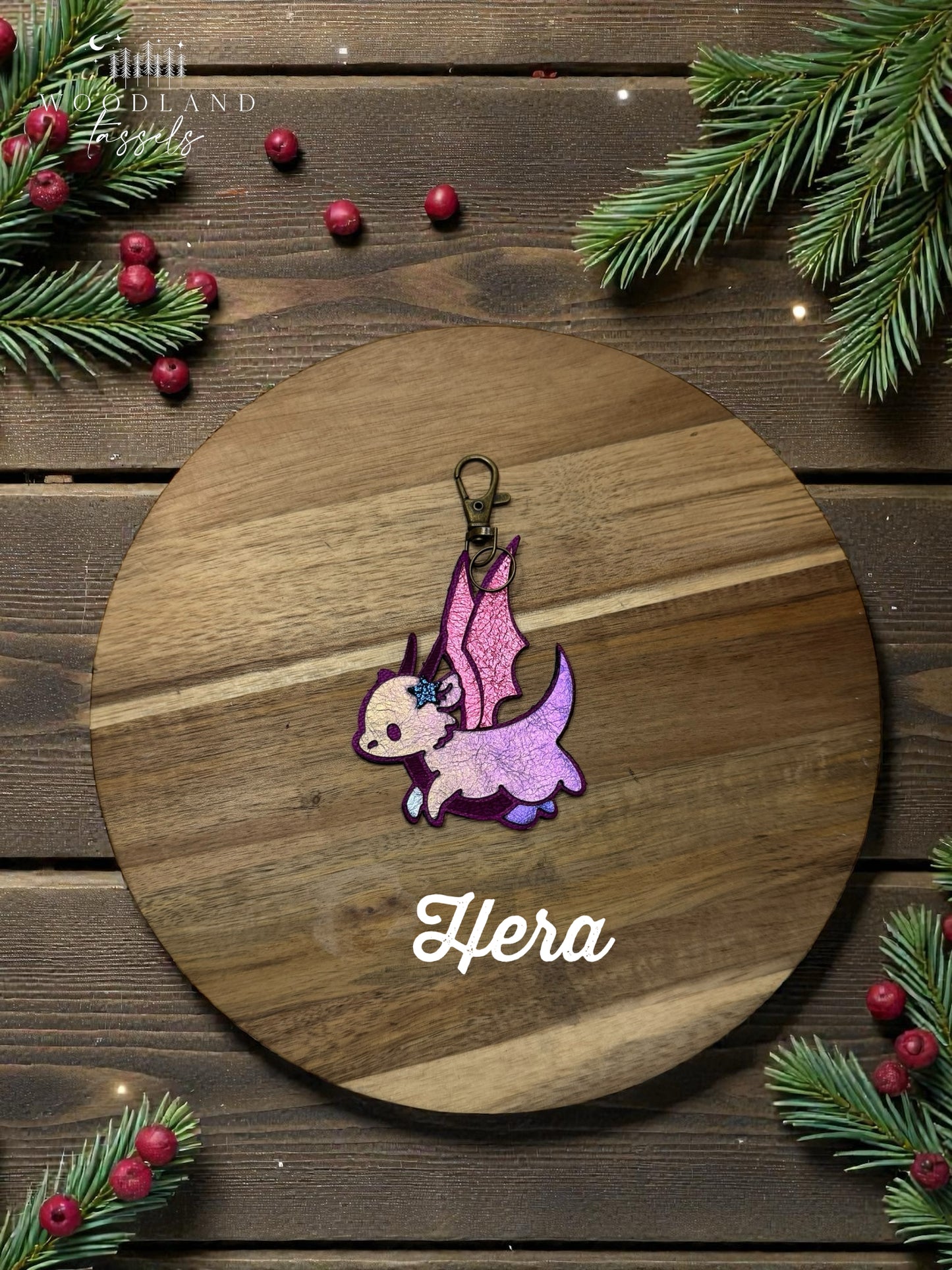 Dragon Leather bag Charm