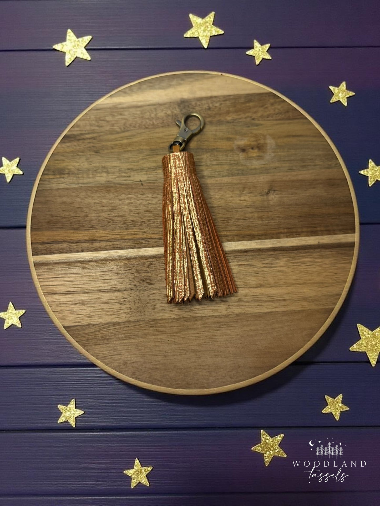 Cedar Leather Tassel