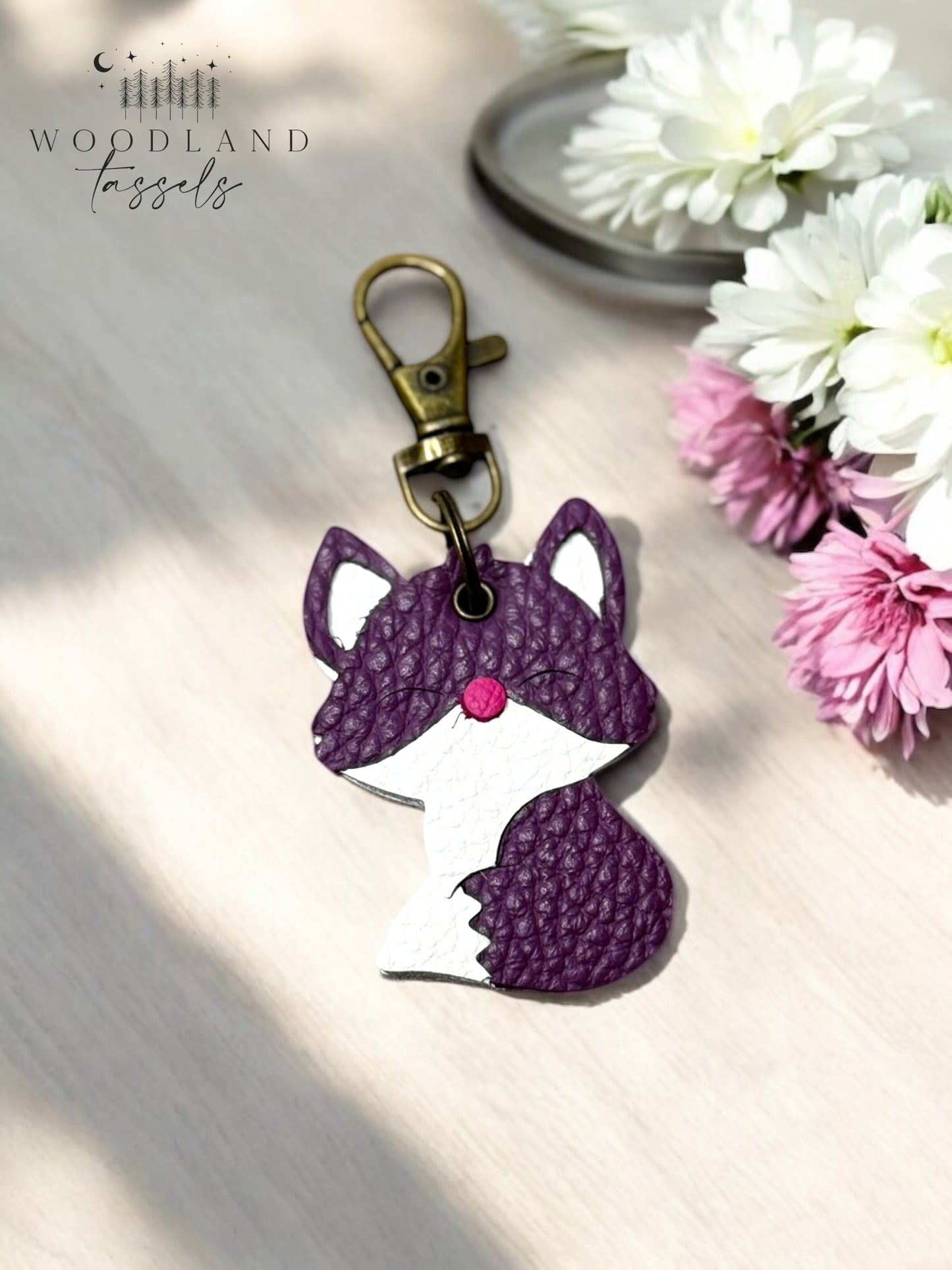 Fox Purse Charm- Rainbow Edition