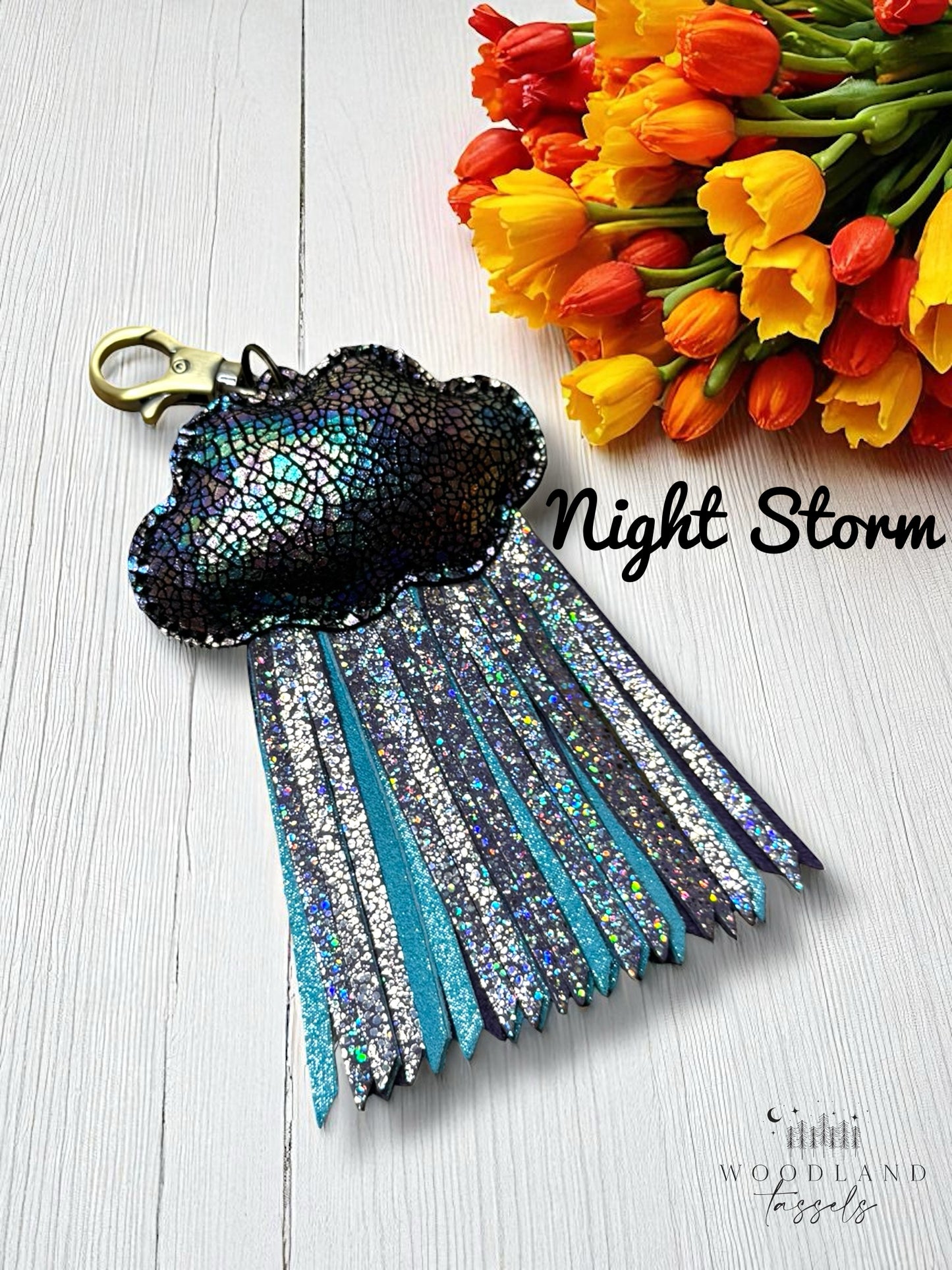 Pre Order- Puffy Cloudburst Purse Charm