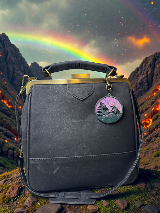 Forest Leather Purse Charms