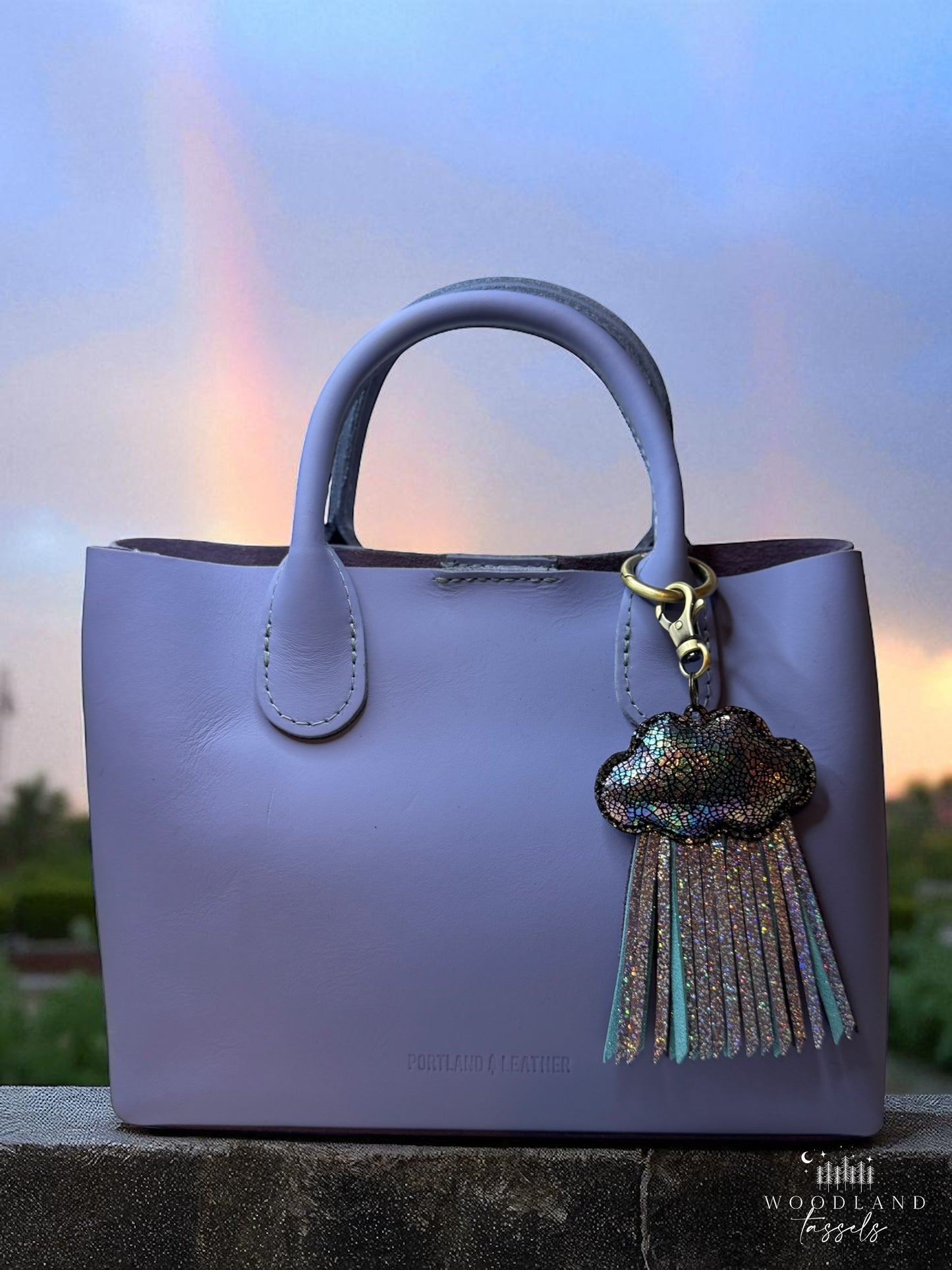 Pre Order- Puffy Cloudburst Purse Charm